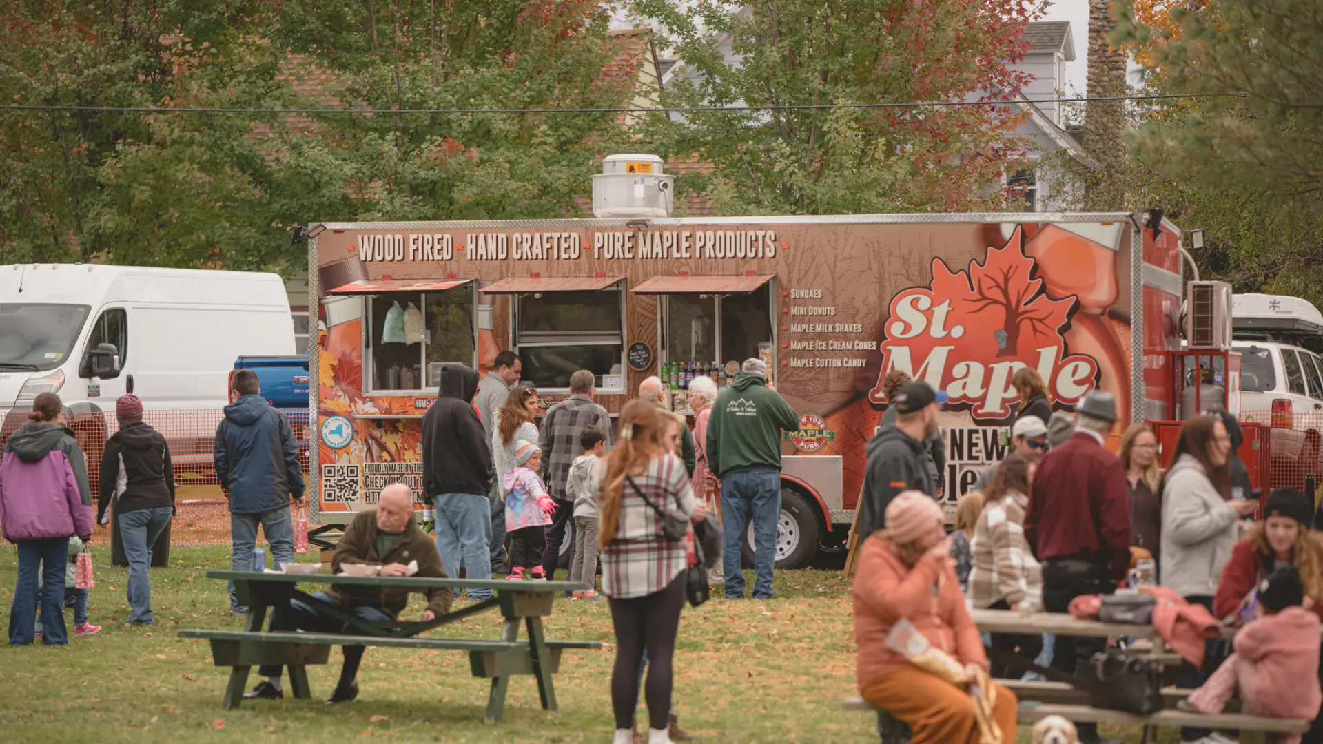 Maple food truck at Tupper Lake's fall Festival