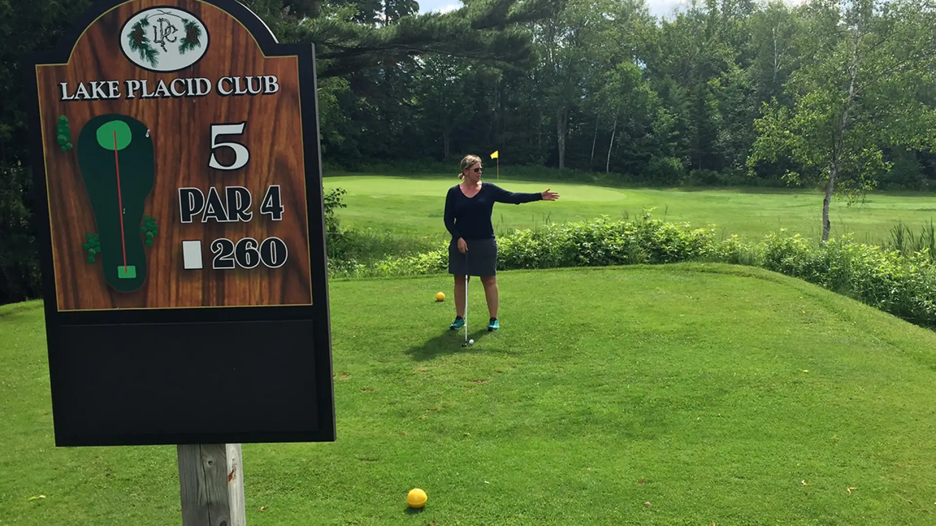 That way: hitting our tee shots on the