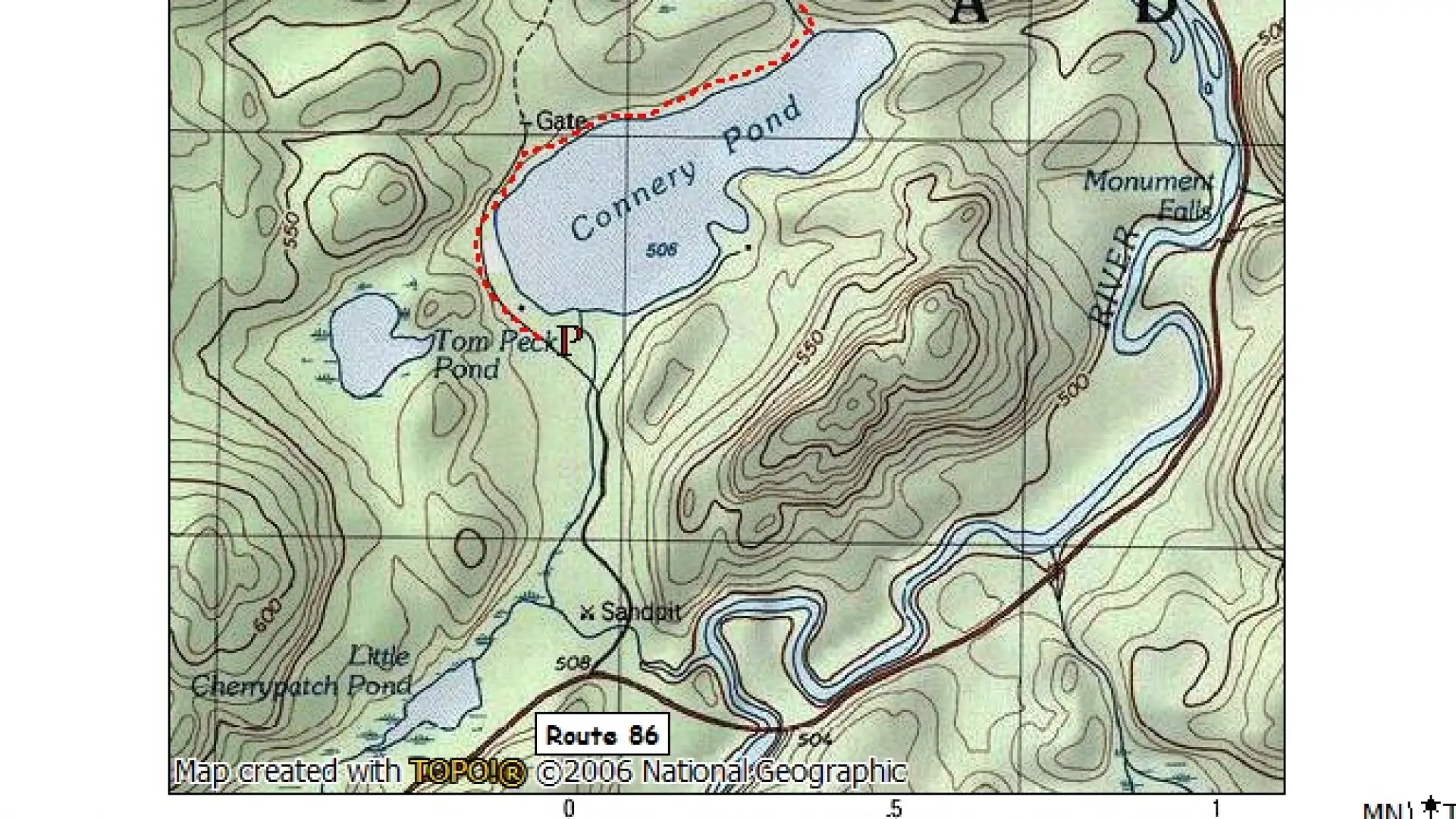 Long Pond Route Map
