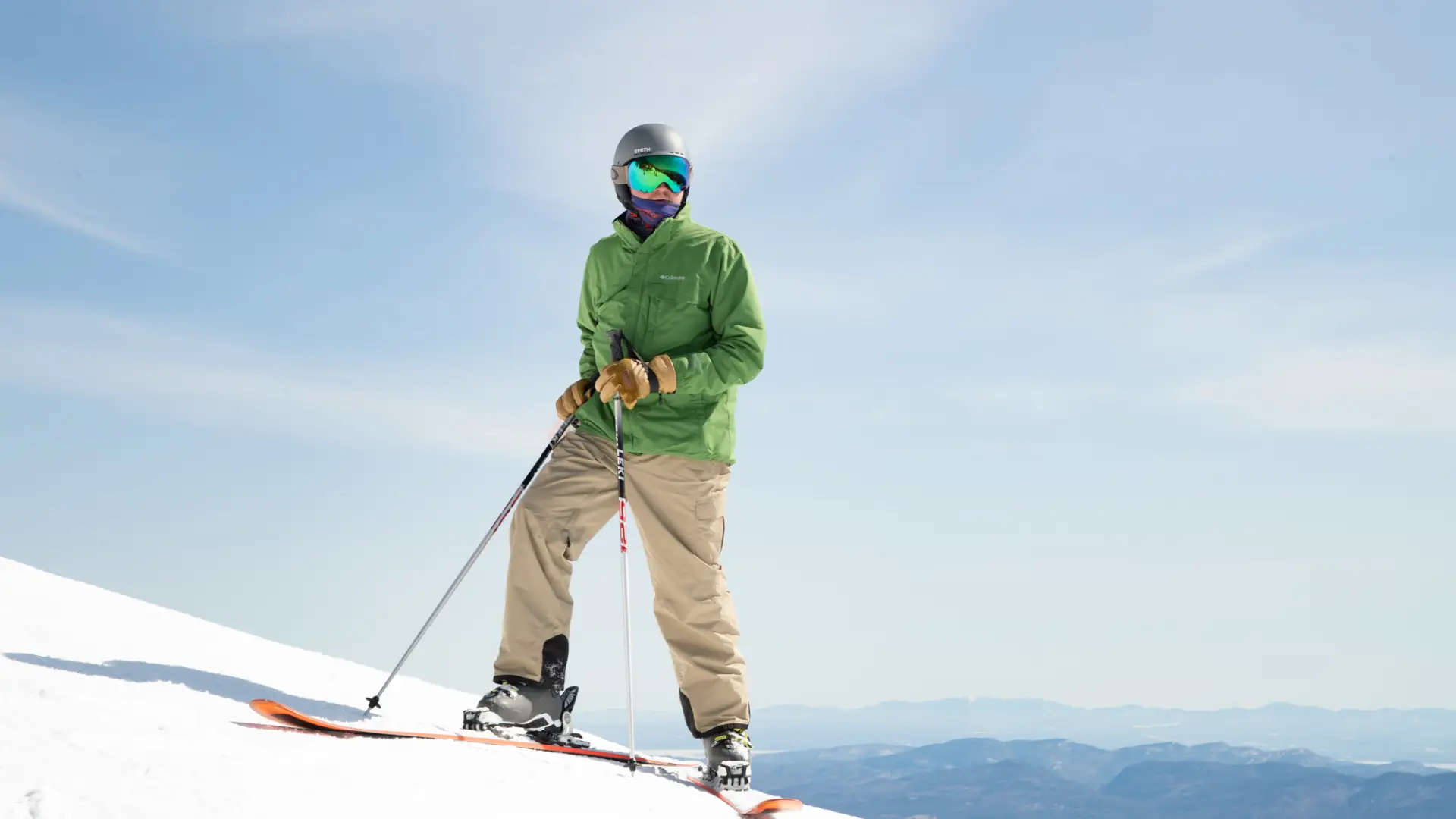 A skier at Whiteface Mountain.