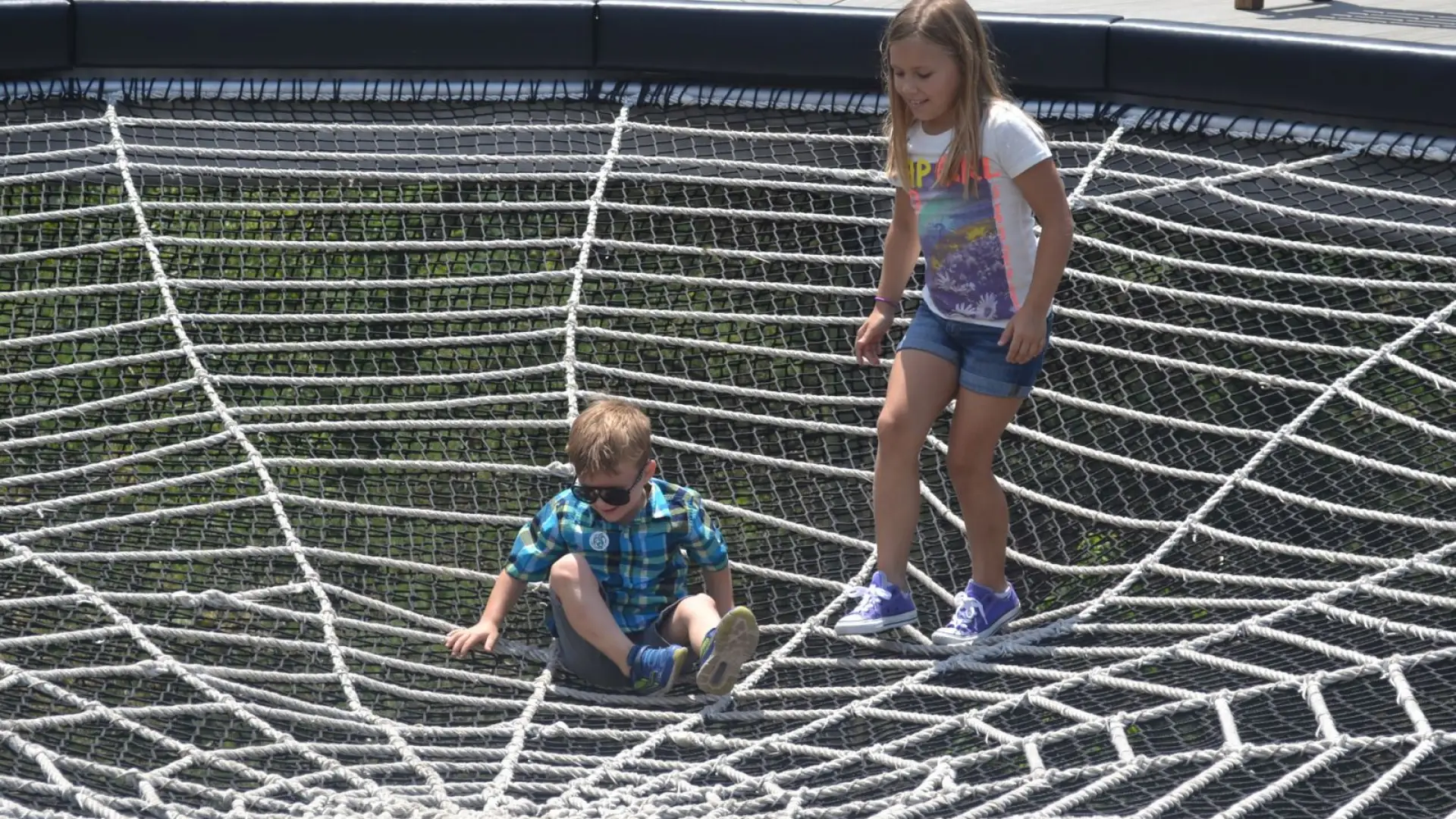 Get caught in a web of fun.