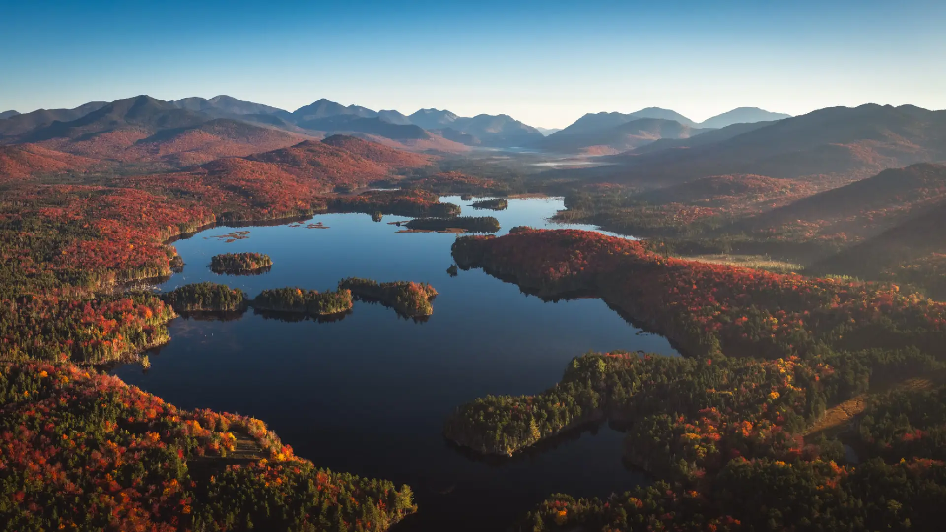 The High Peaks in the fall from the sky