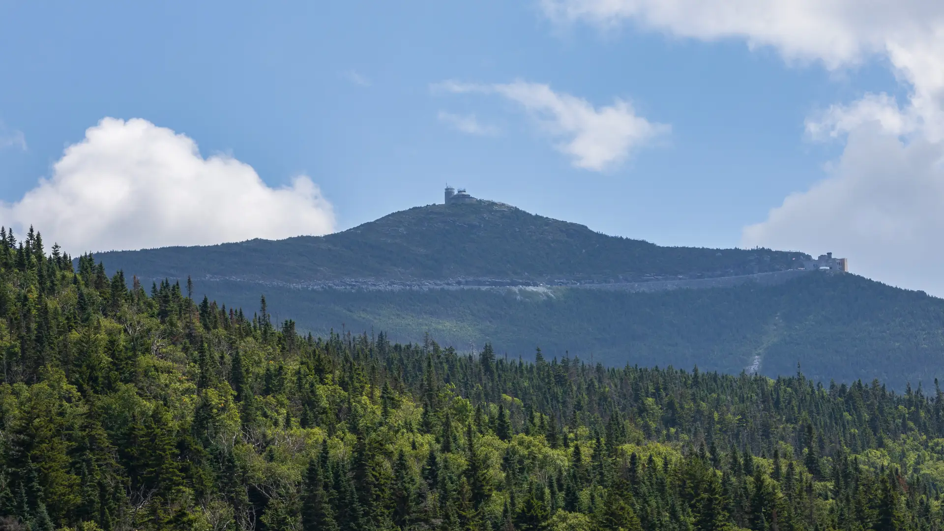 Whiteface mountain from the ground
