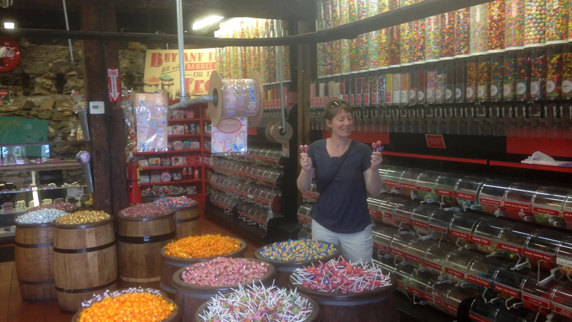 Like a Kim in a candy store
