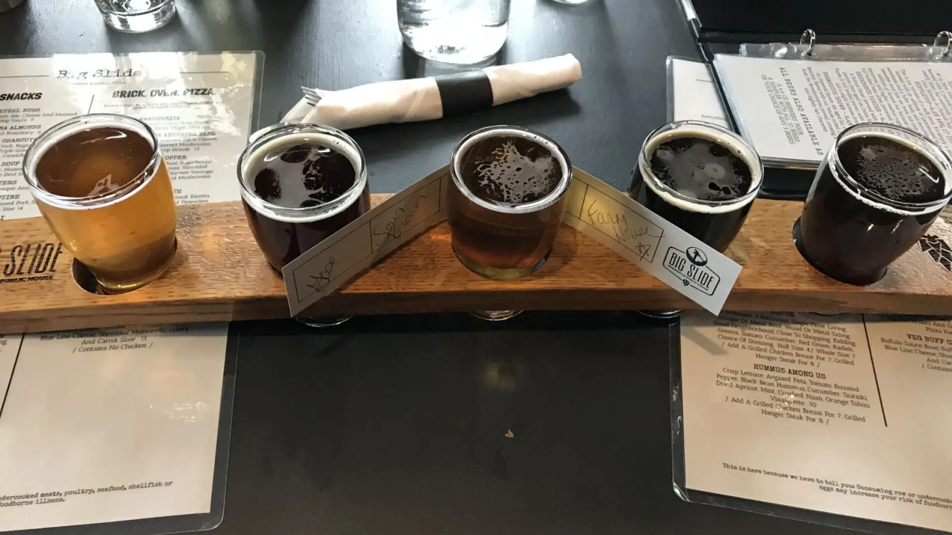 The sampler: choose five from the list!