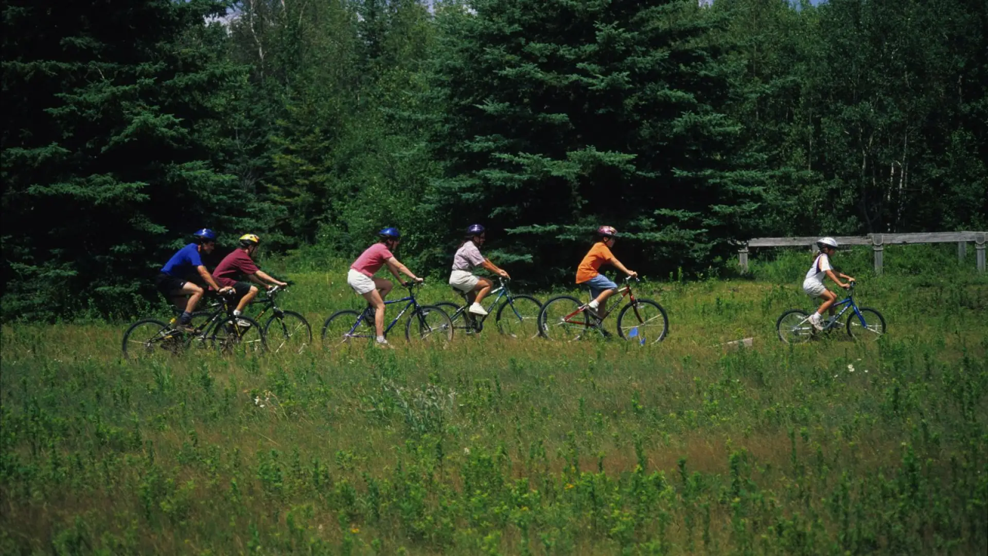 There's mountain biking at the complex.