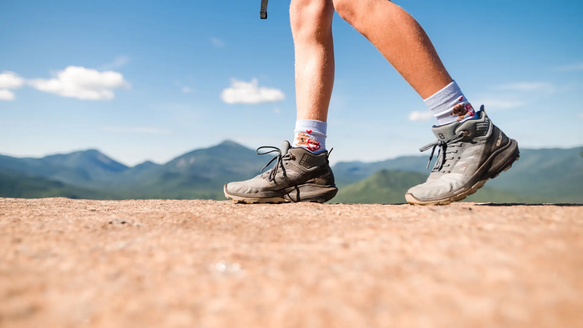 A hiker's boots