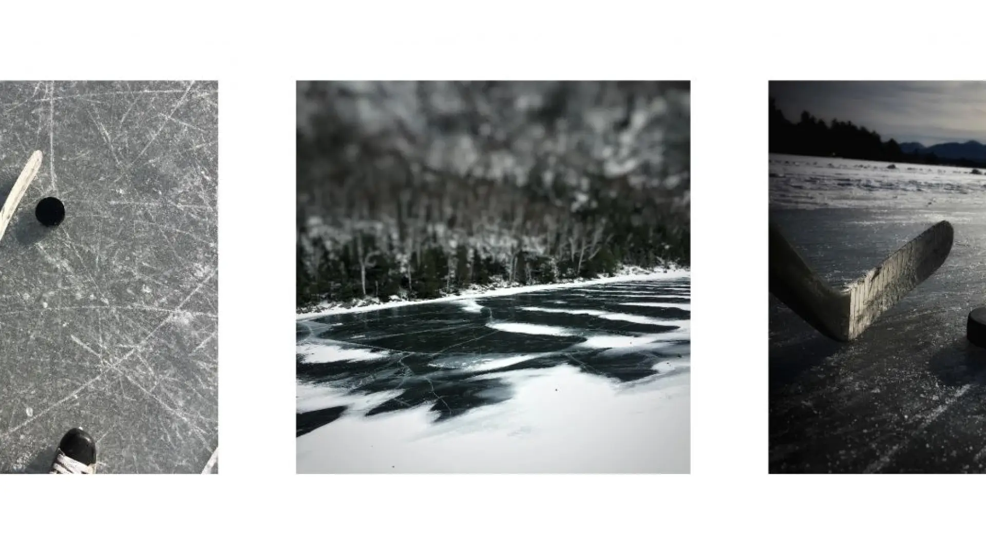 Left: Making the most out of the cold winters. | Center: Cascade Lakes | Right: Mirror Lake
