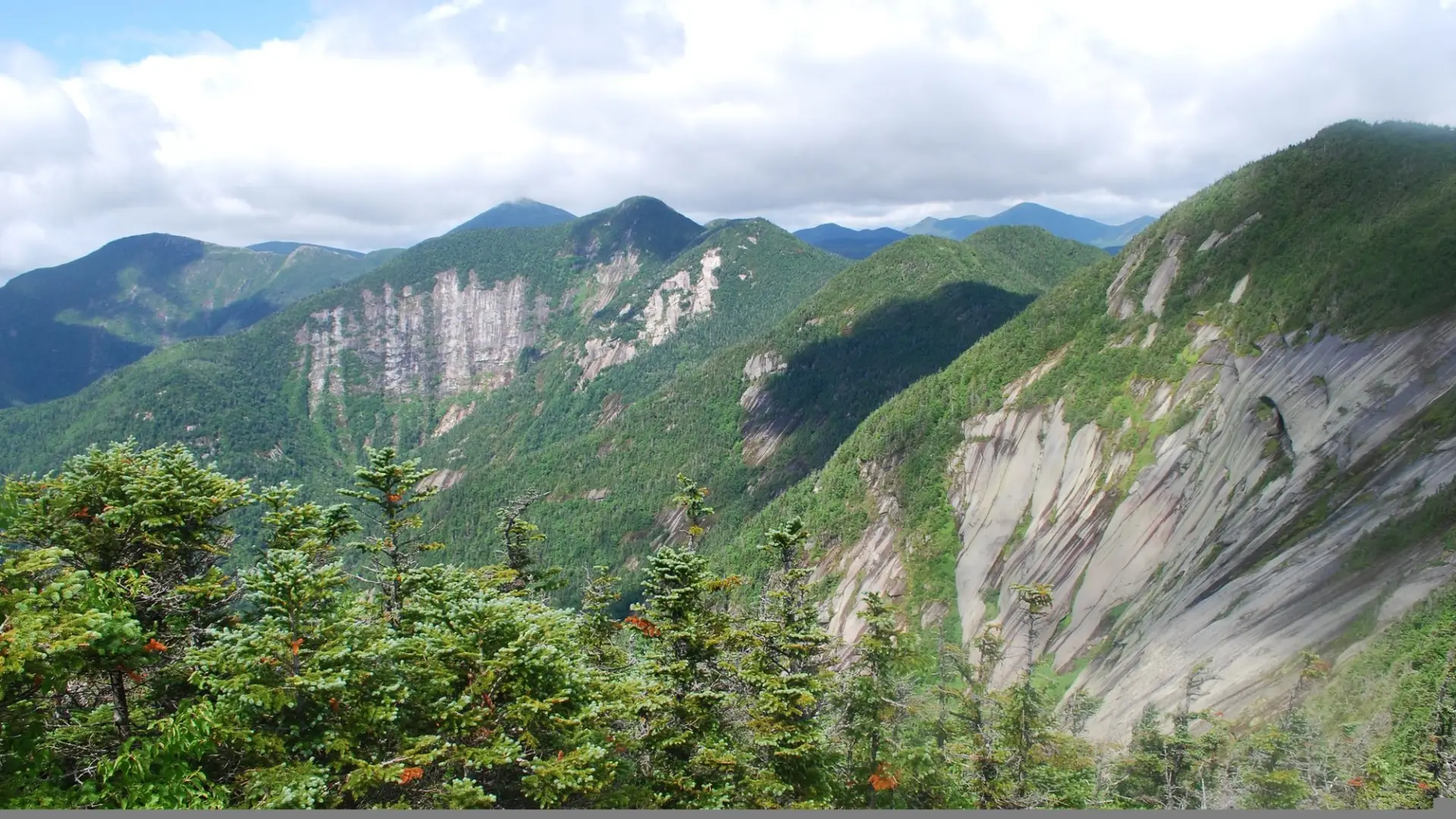 A stunning view of gothic mountain on a summer day.
