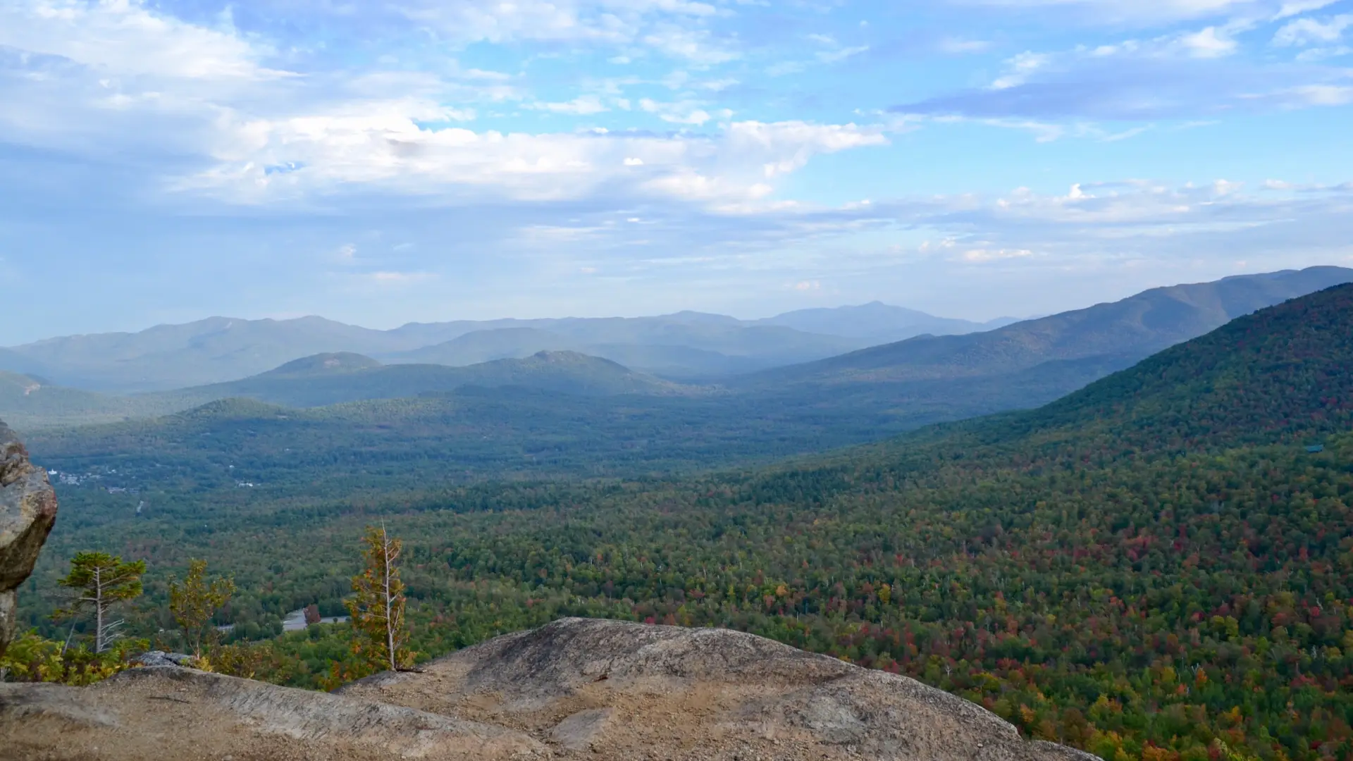 The ledge is 1.1 miles from the trailhead.
