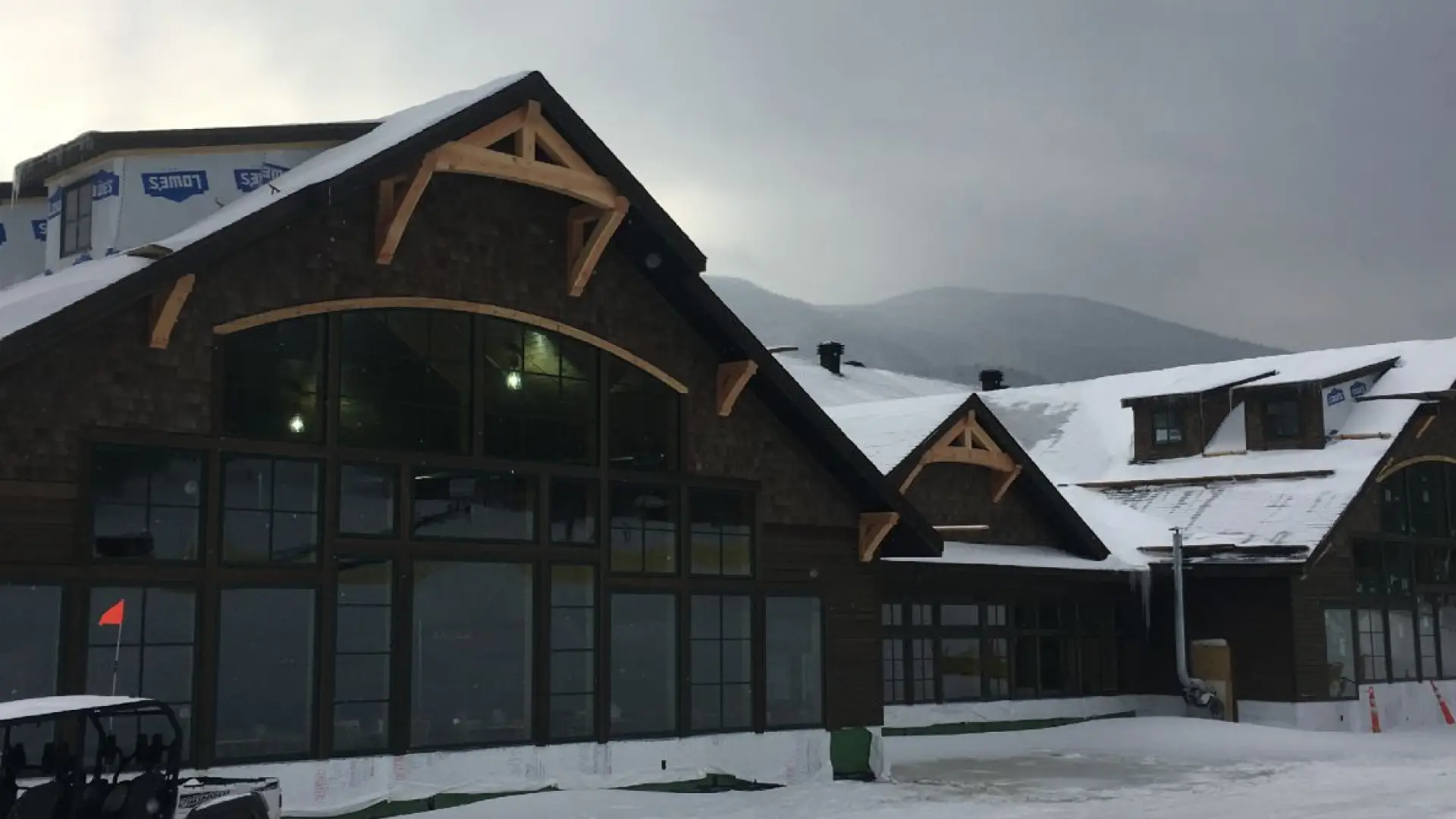 Check out the new lodge at Bear Den Mountain!