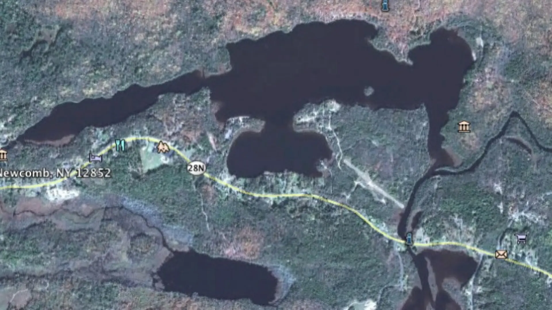 Map of Newcomb area
