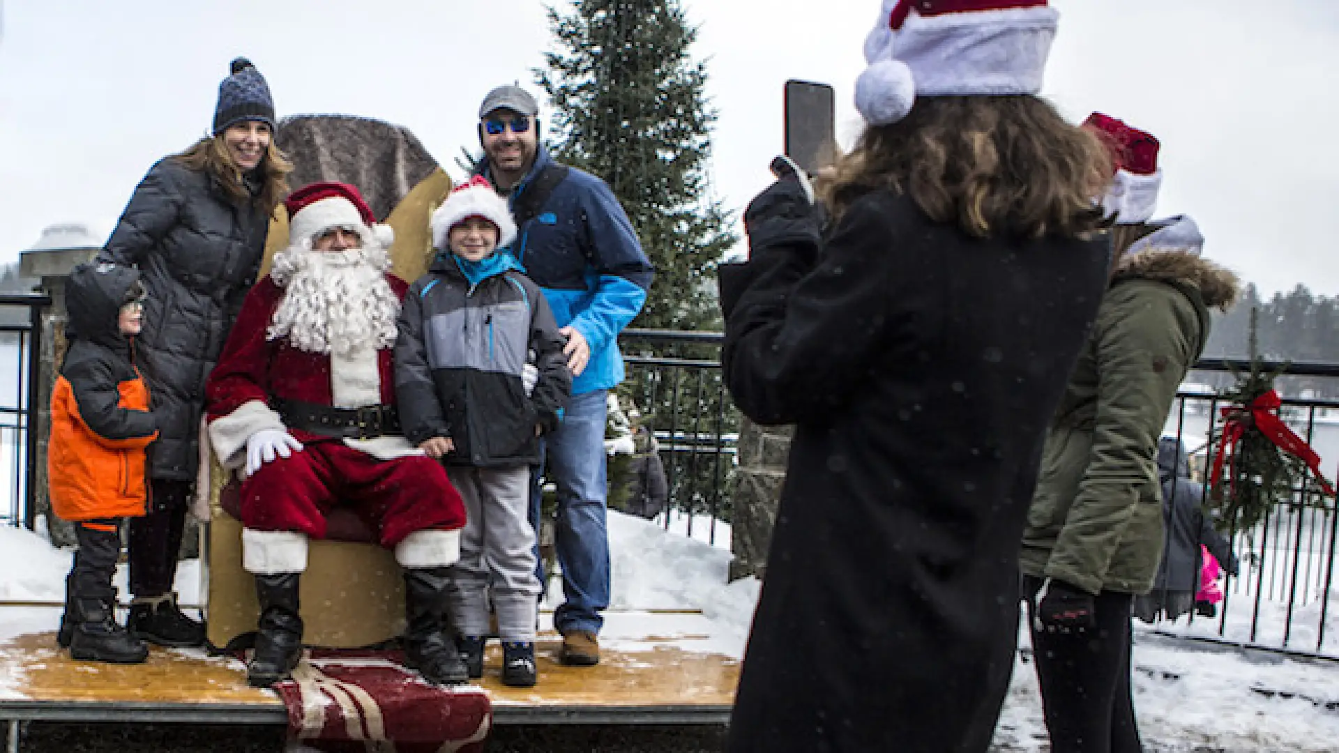 Meet Santa in his natural habitat.