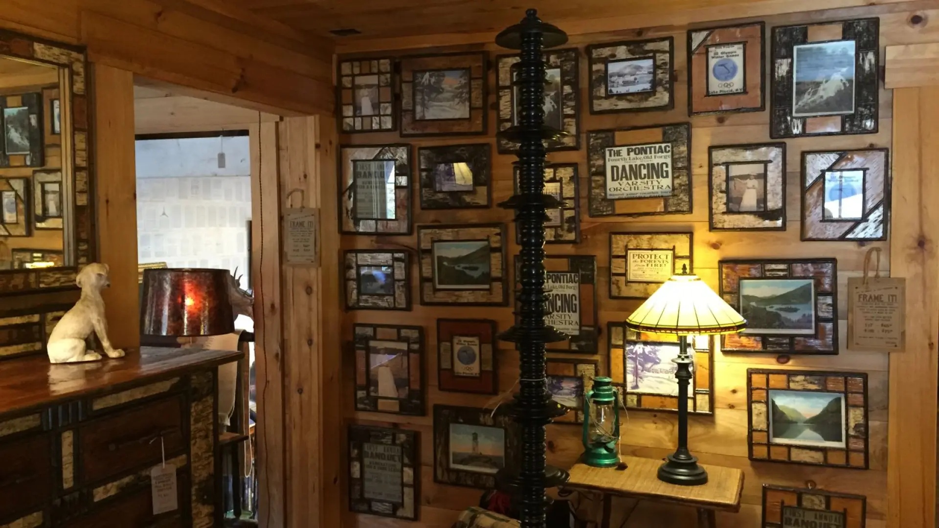 All different types of frames.