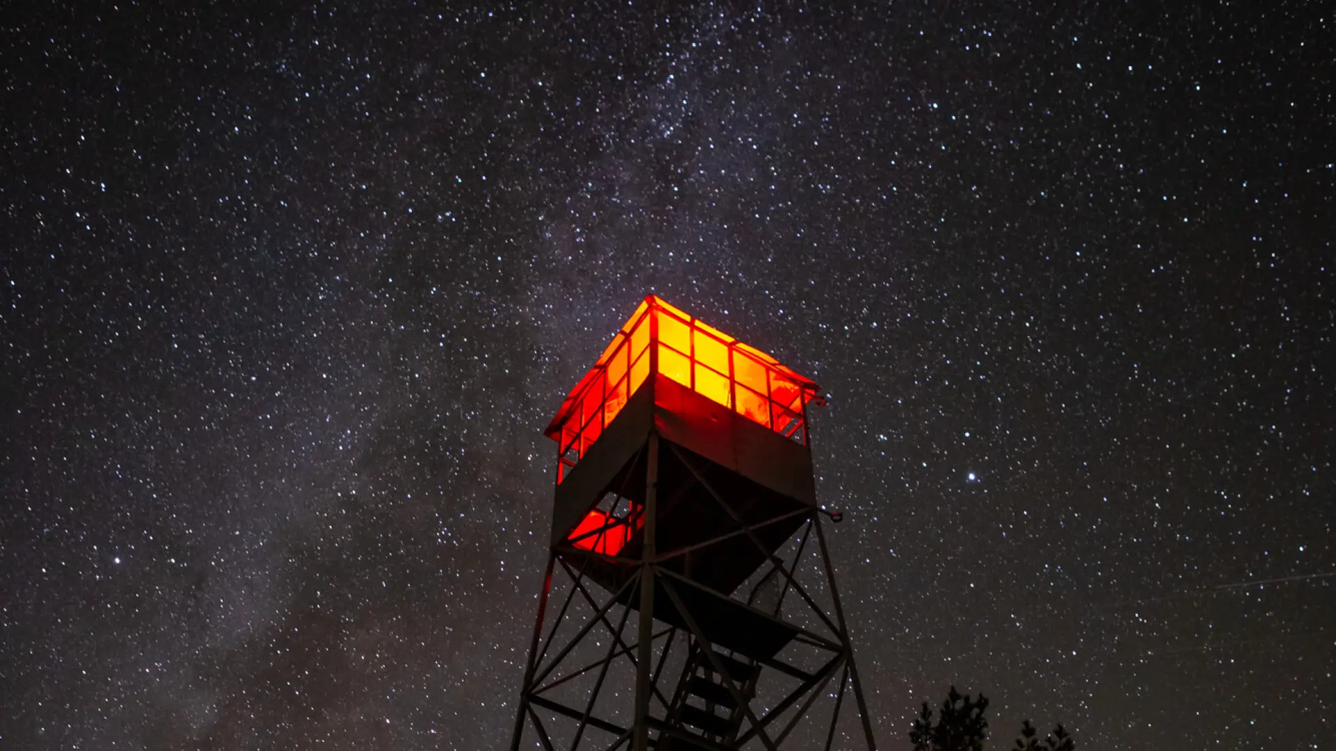 A starry fire tower hike in the Adirondacks.