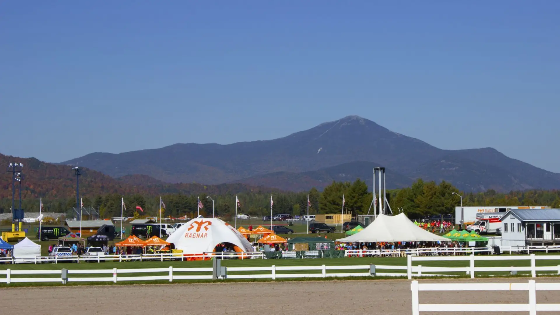 Ragnar finish line in Lake Placid 2014