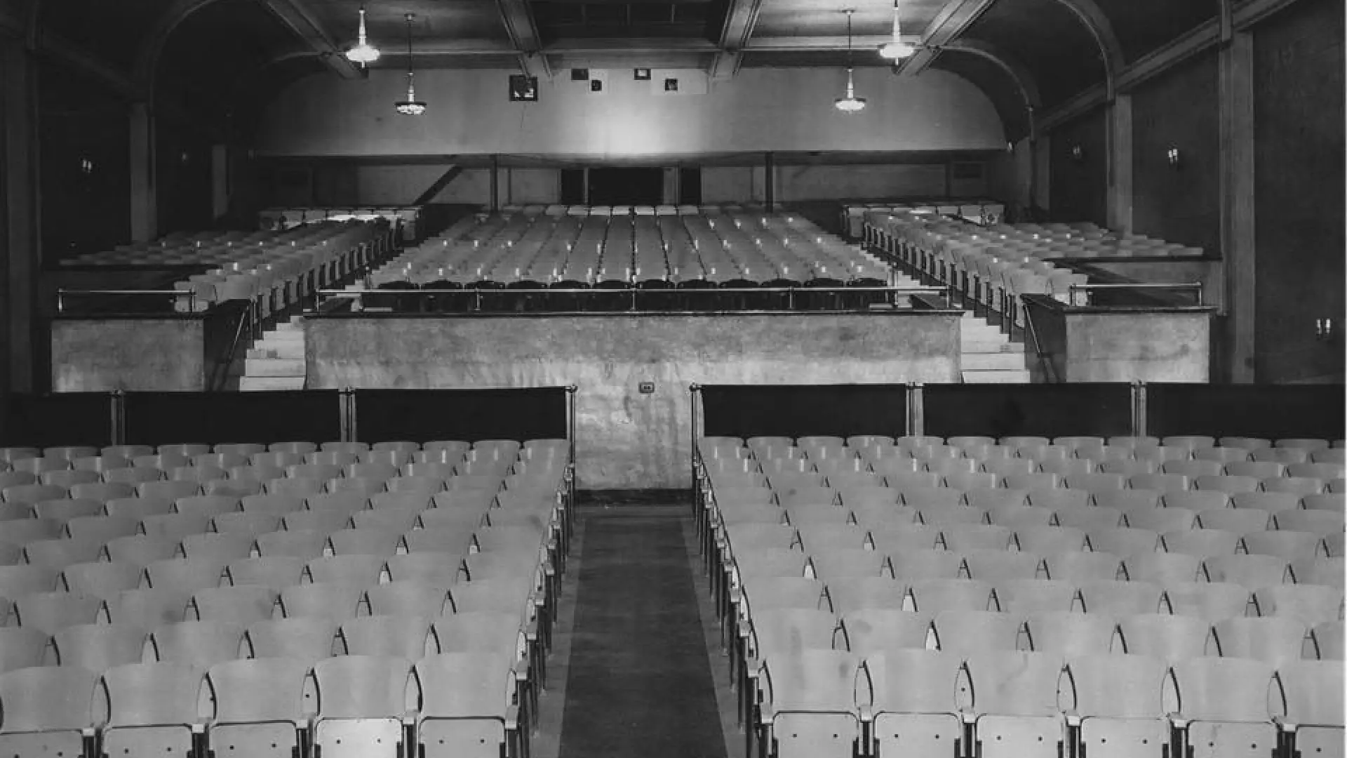 The old, 1,000 seat theater, before Reg and Barb decided to add more theaters.