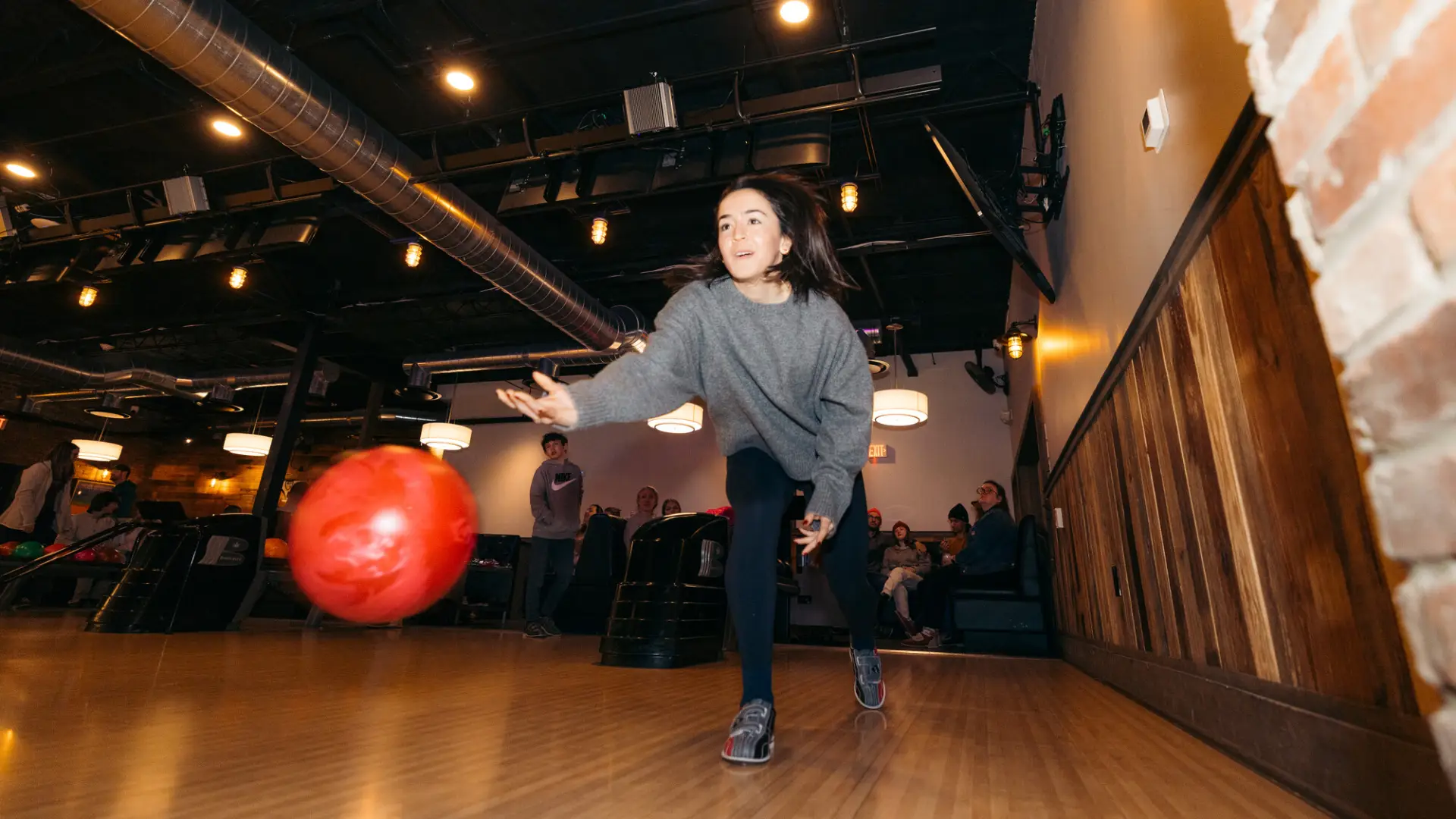 A bowler at Big Z's.