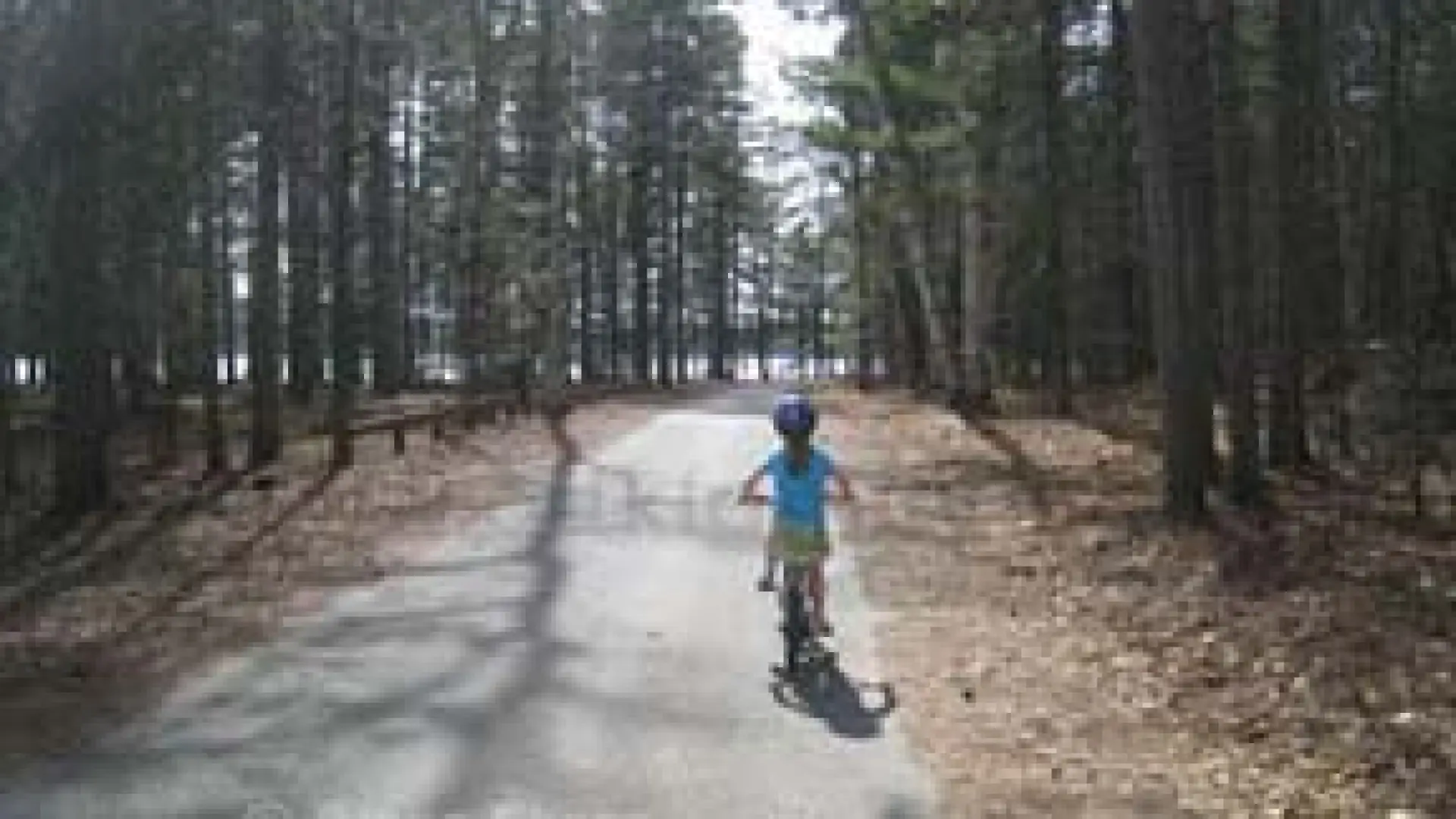 Riding bike