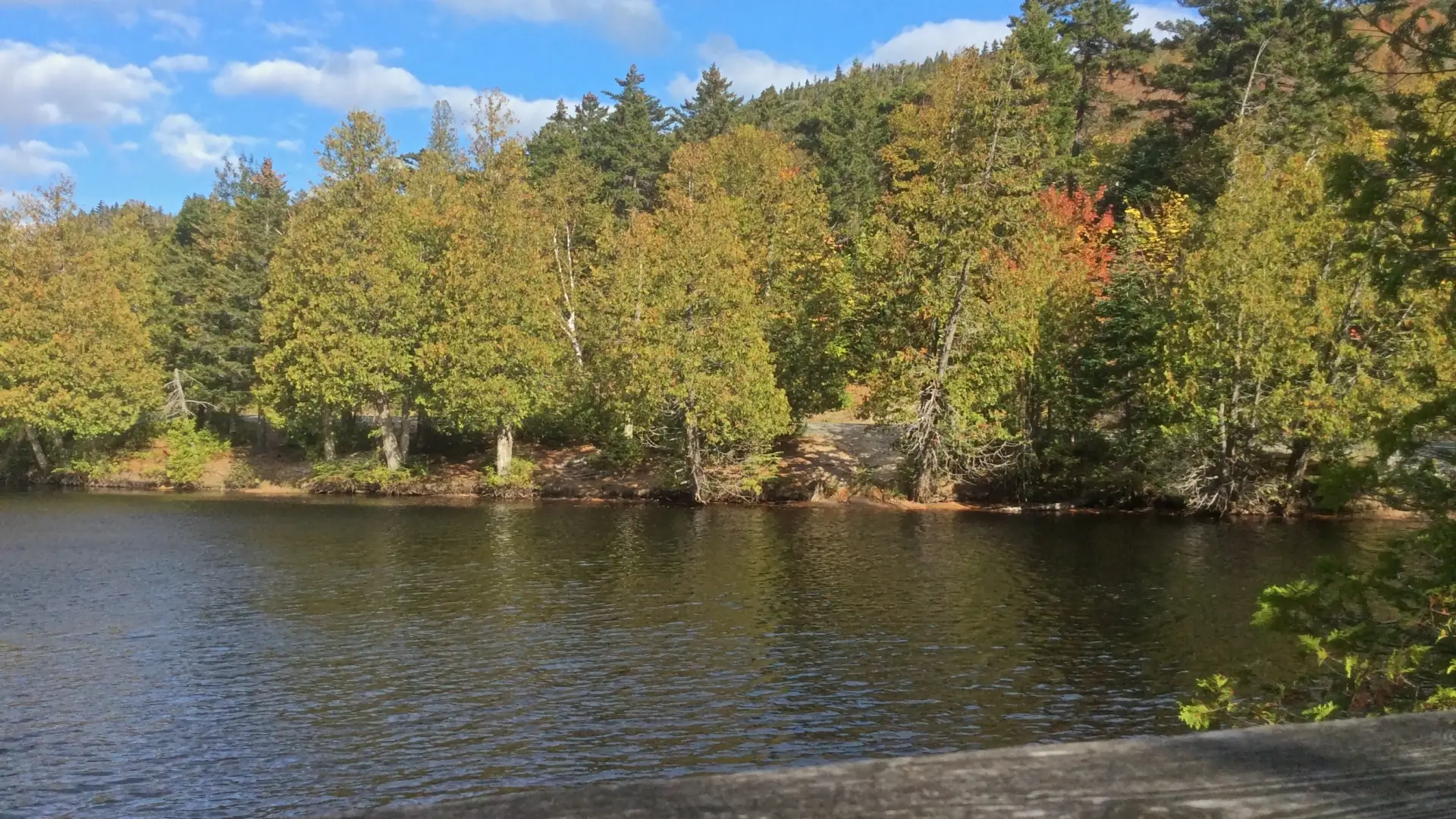 Franklin Falls Flow has a scenic shoreline.