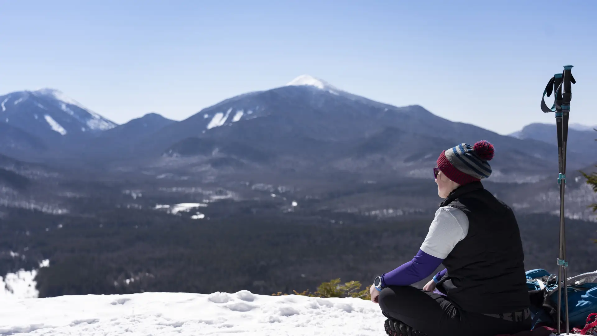 A sunny day and fresh snow makes for a memorable trek.