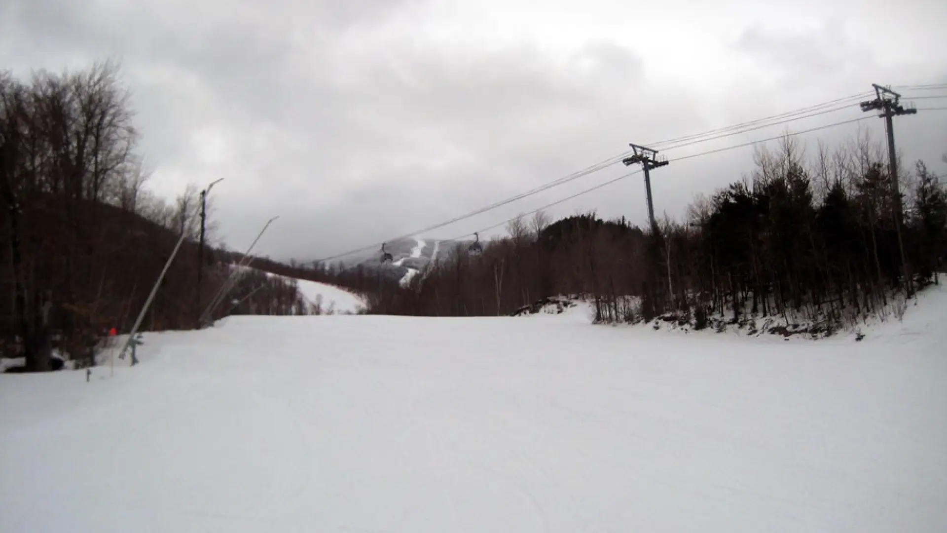 Bear is an easier trail at Whiteface Mountain.