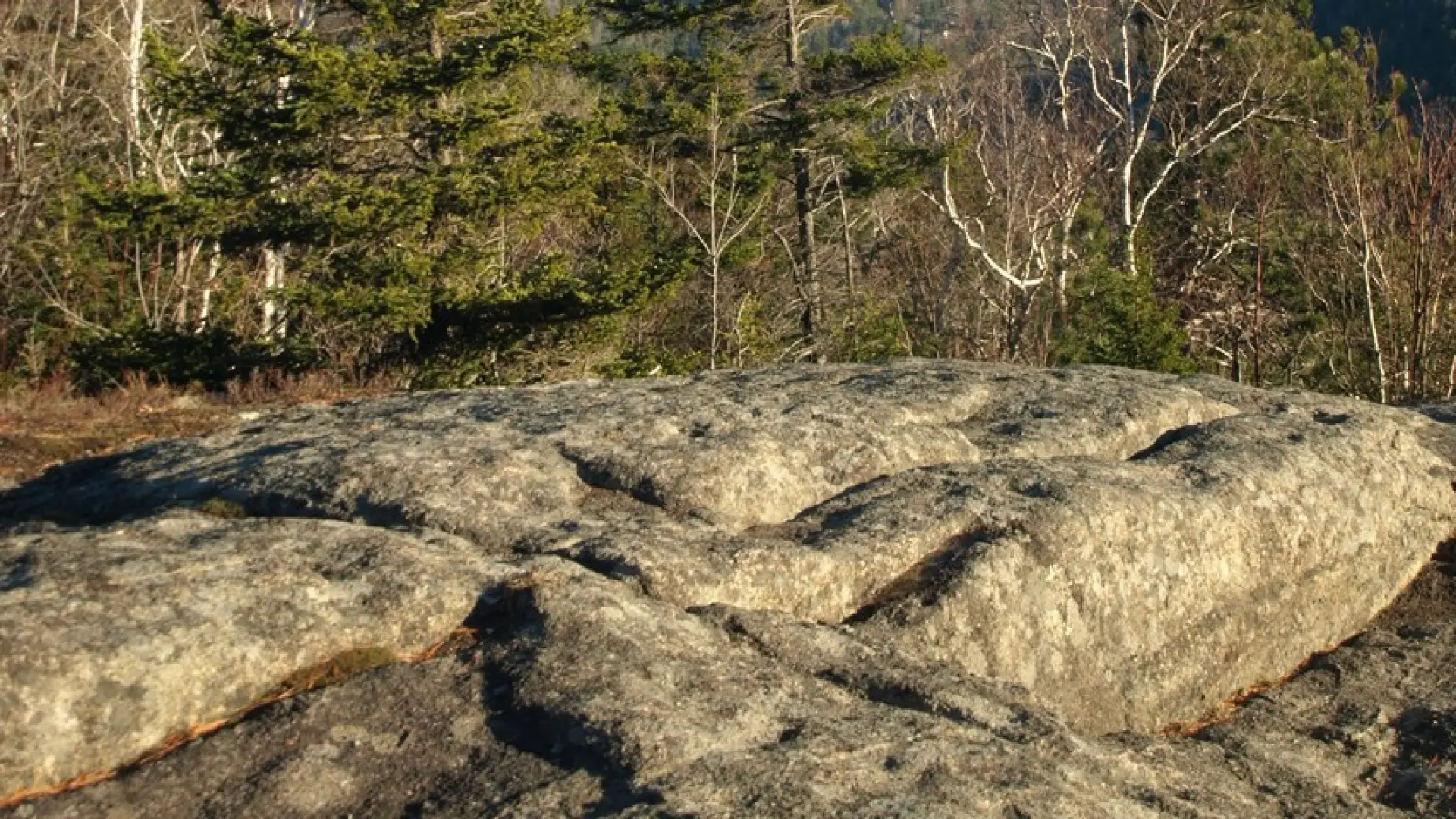 Snow Mountain has a rocky summit.