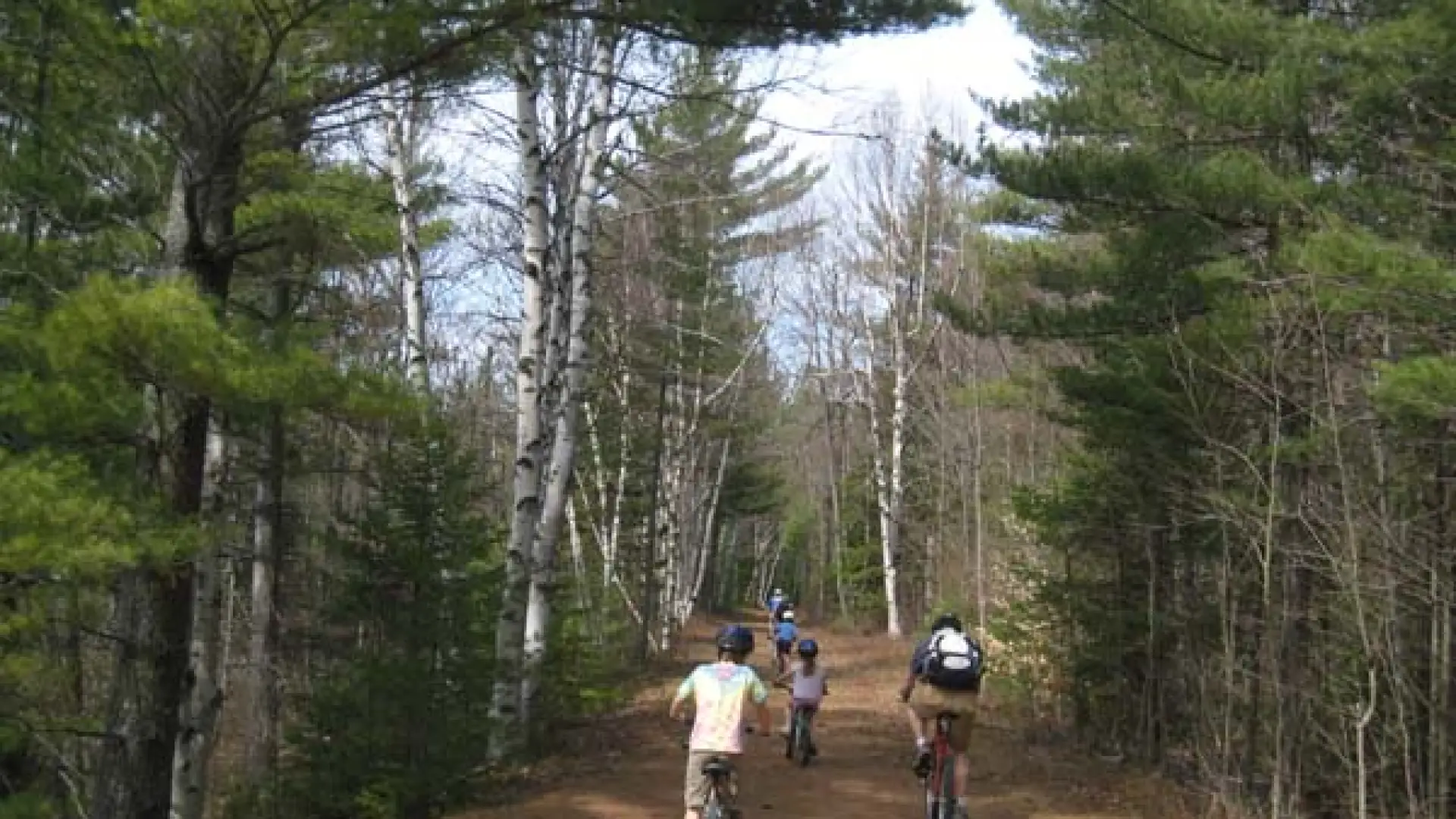 Biking at Buck Pond Campground