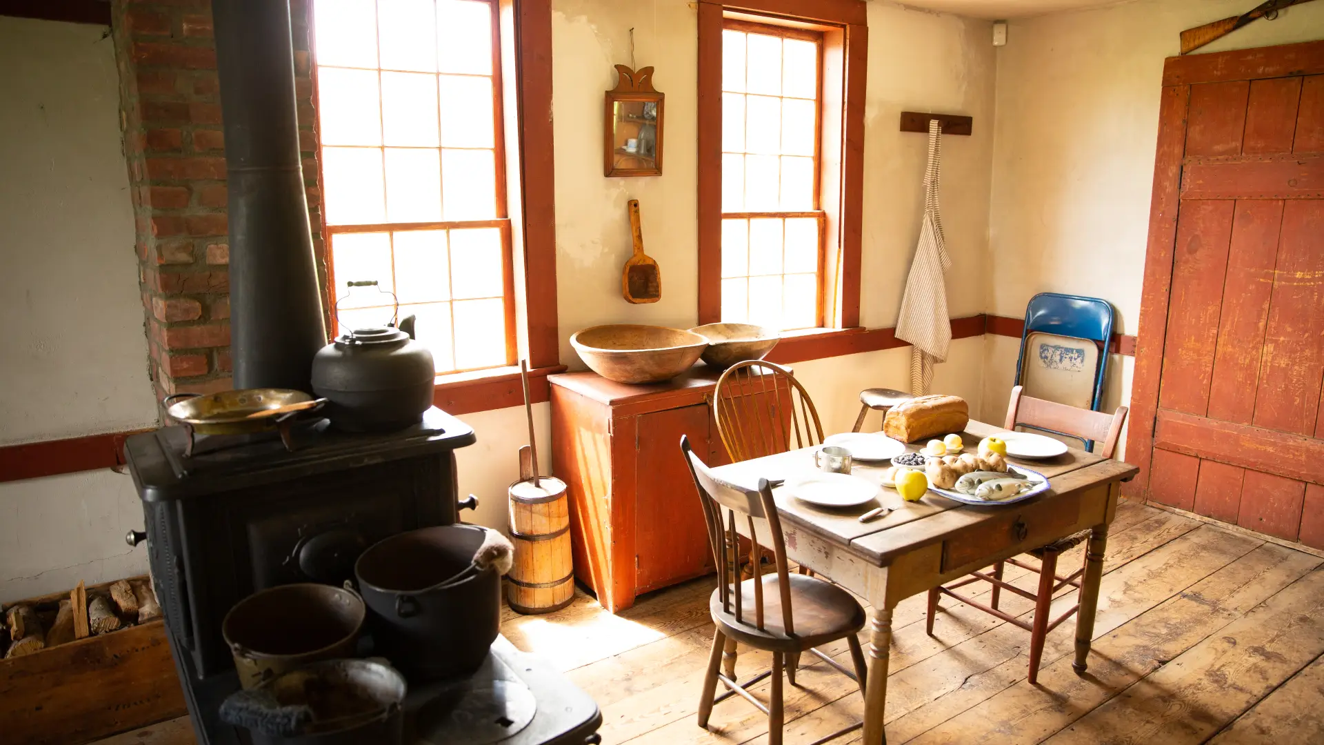 The interior has been set up as it was pre-Civil War.