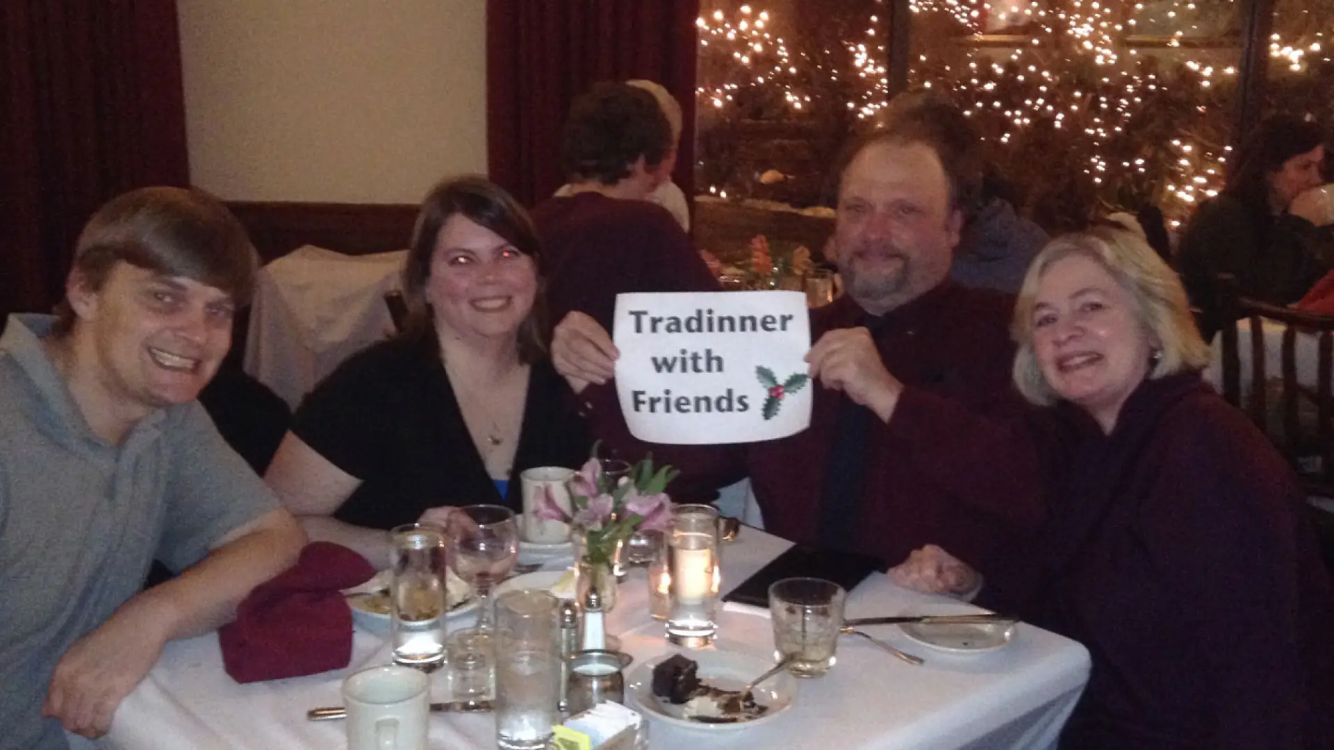 Dinner at the Crowne Plaza