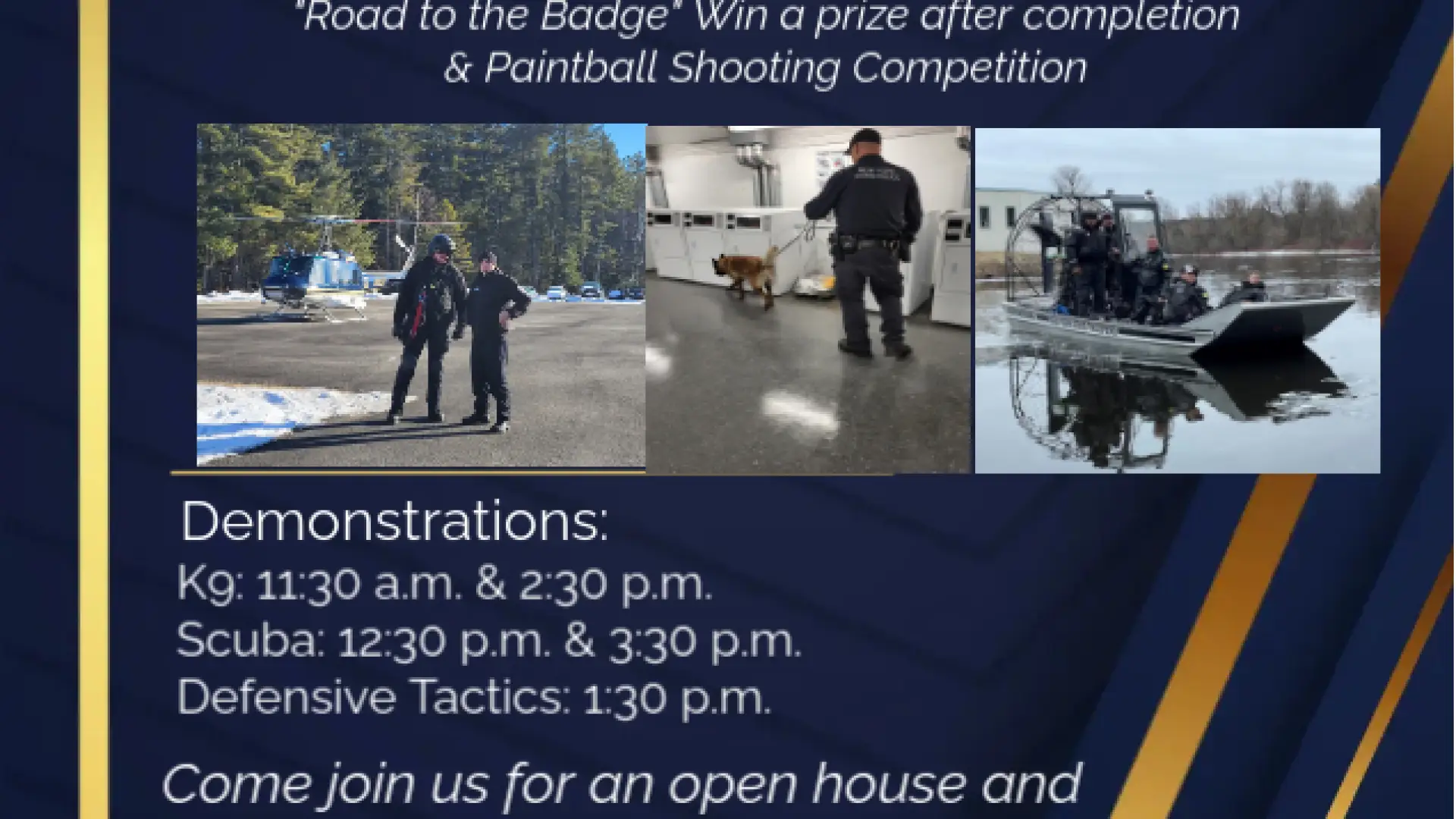 Troop B Open House informational flyer