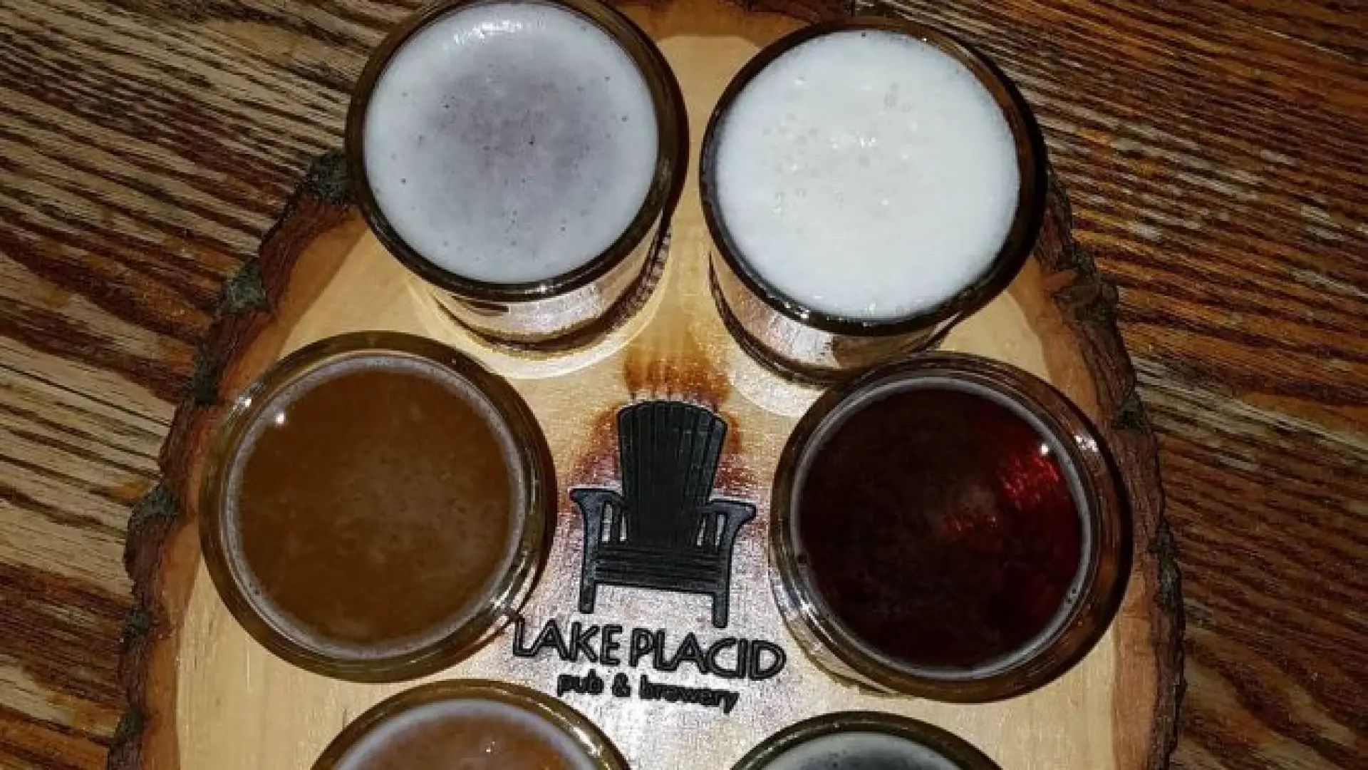 A sampler platter of six, delicious Pub brews!