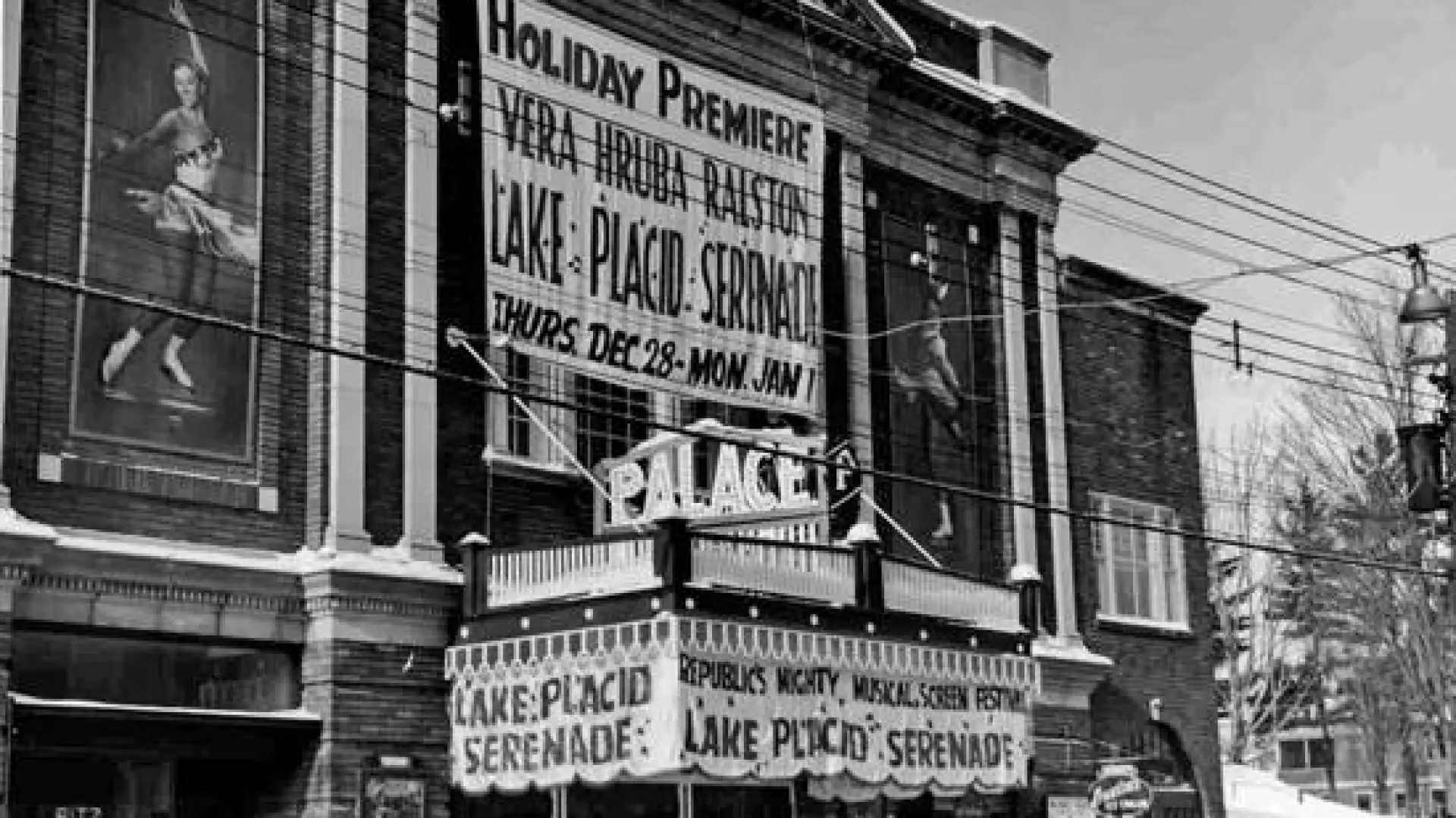 The Palace Theater in Lake Placid in the early 1900s.