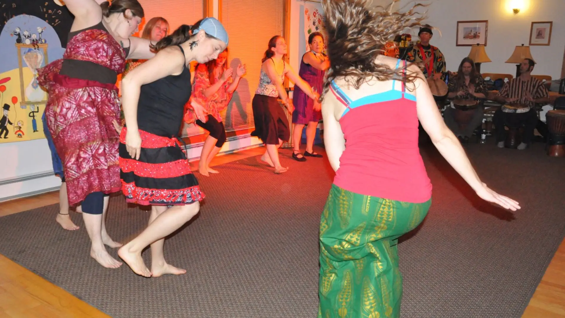 Soma Beats African dancers entertain the crowd at First Night Saranac Lake