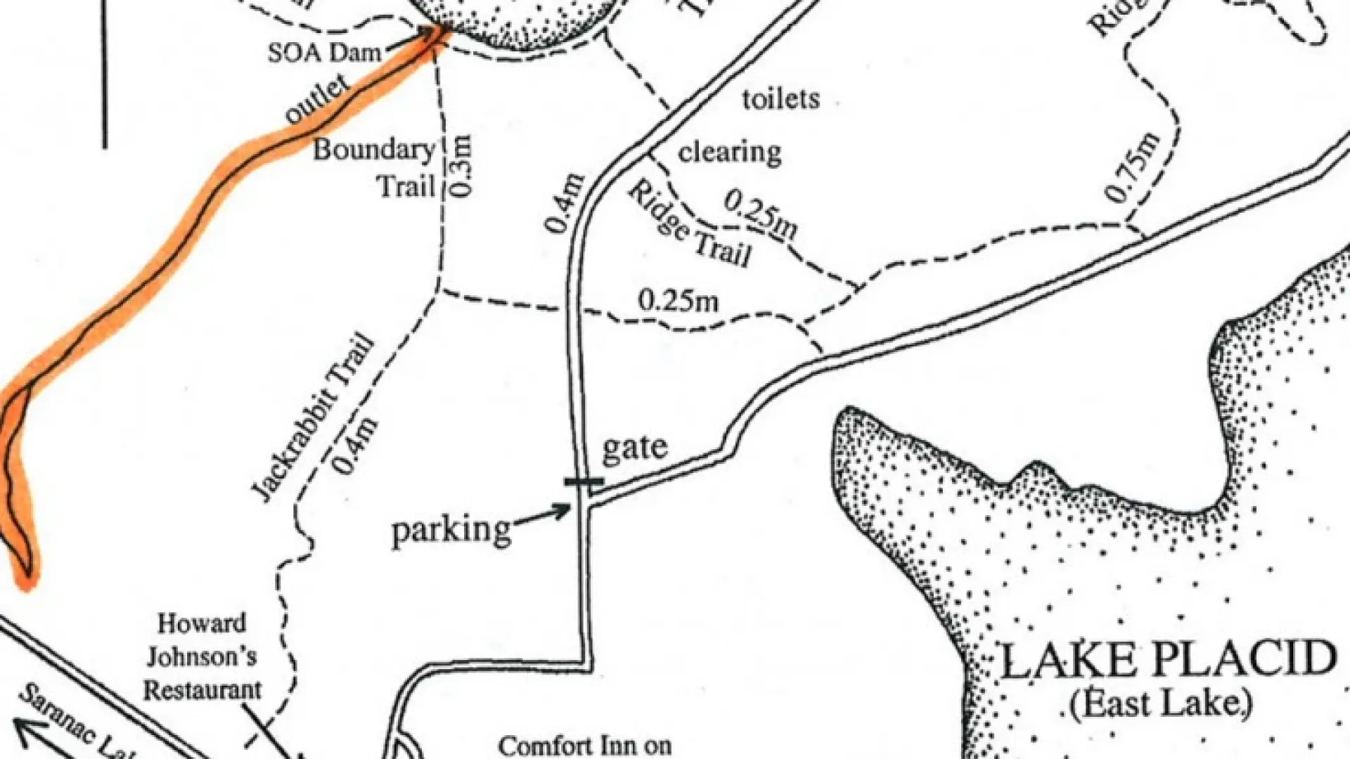 Peninsula Trail Map