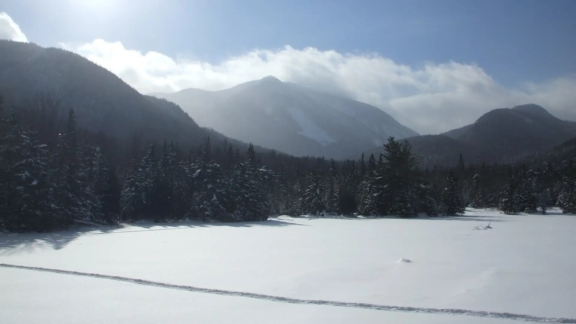 The views are brighter and shaper on blue sky winter days.