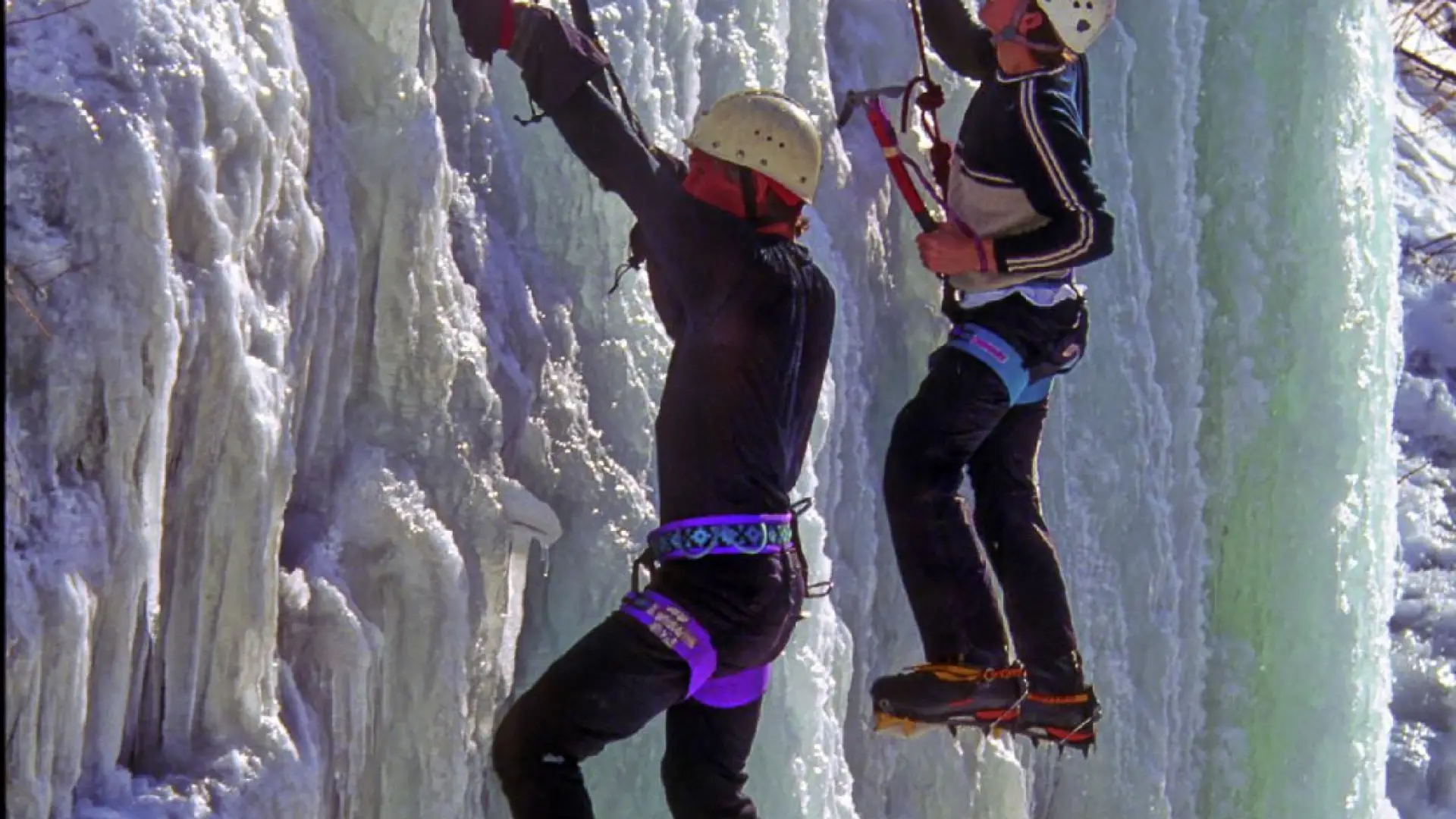 Ice climbing - one of the highlights of Mountaineering Festival.