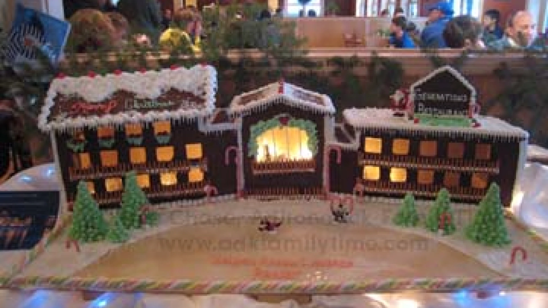 Gingerbread House during Holiday Stroll