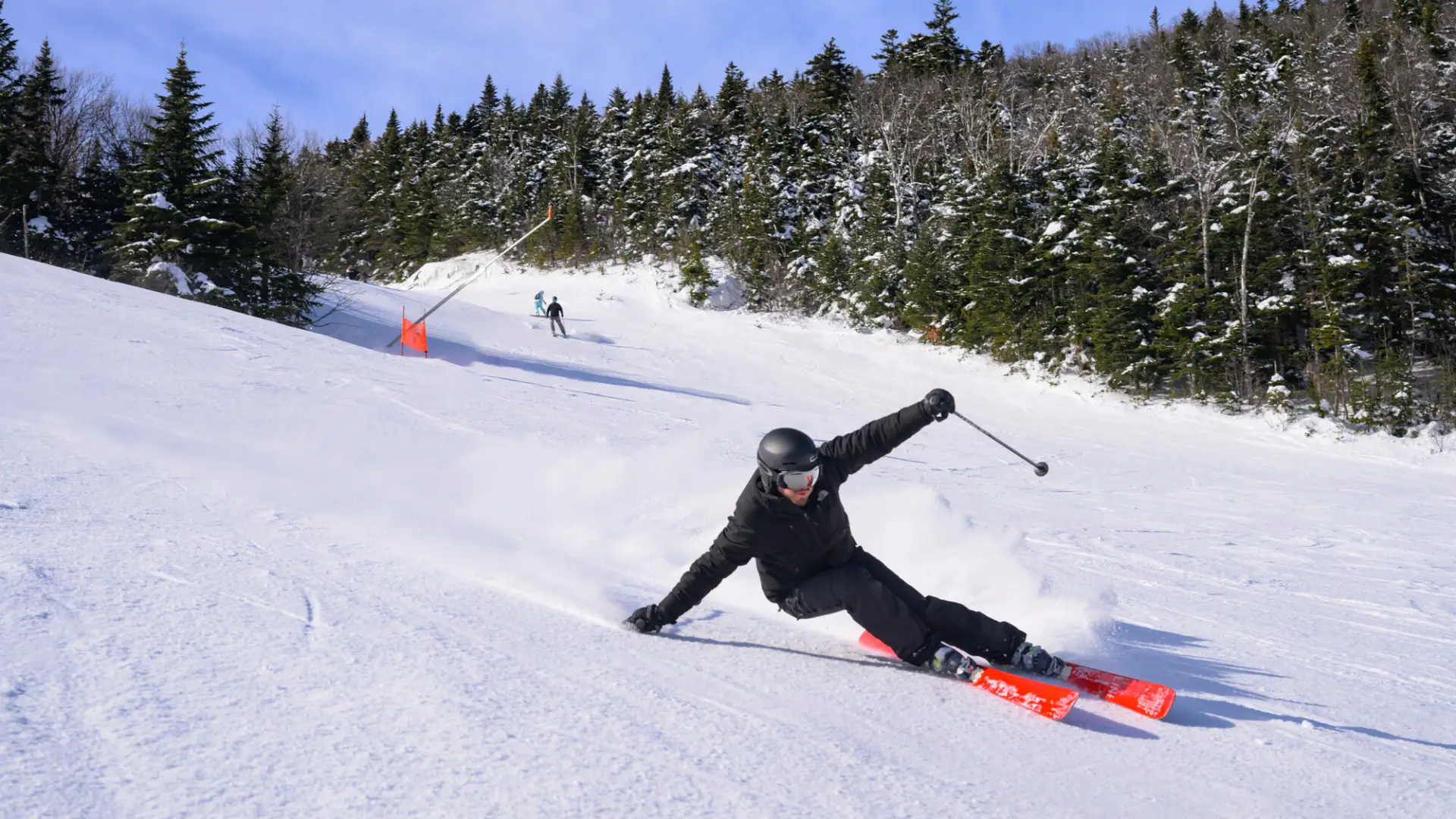 A skier at Whiteface Mountain.