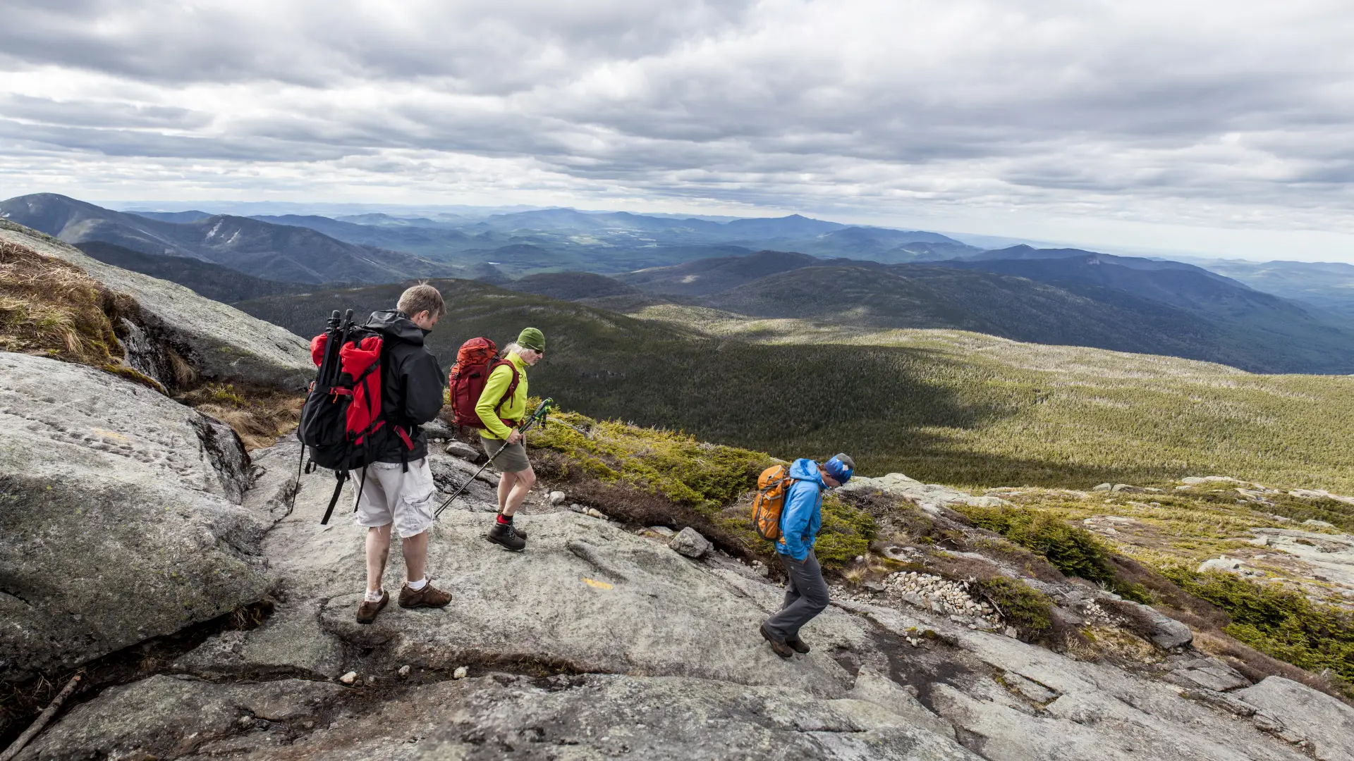 Leaving Mount Marcy Summit