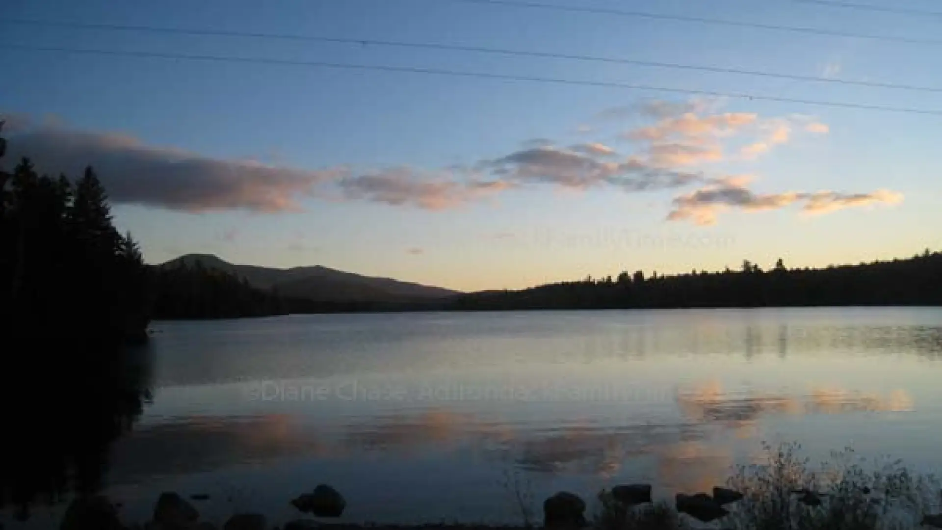 Franklin Falls Pond view