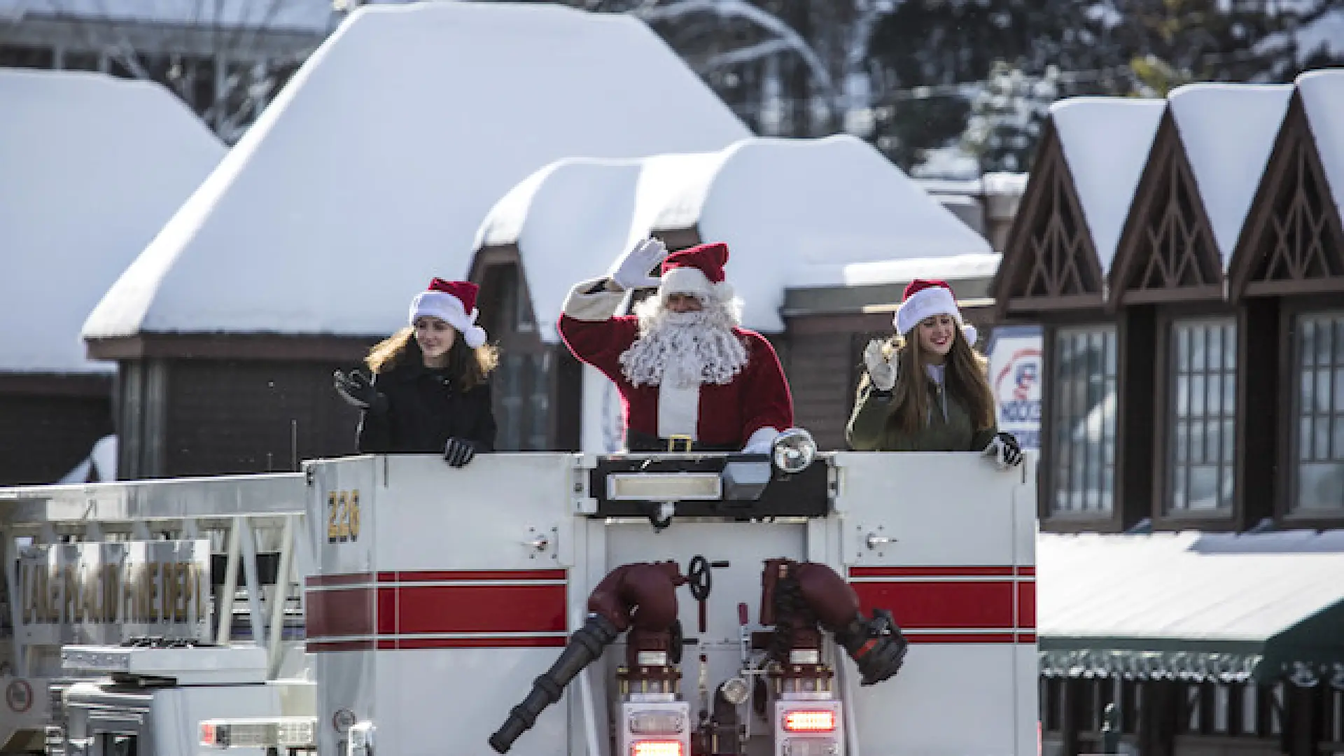 Santa needs a bit of transport. FAA rules don't let him land the reindeer in town.