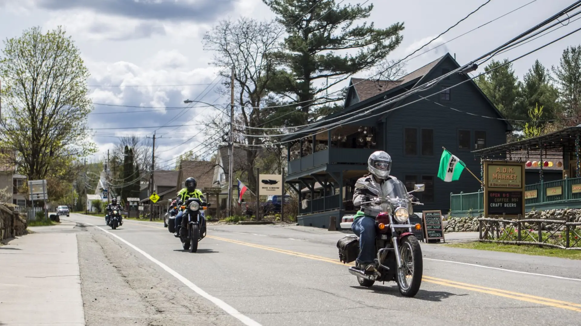Riding through Keene is so pretty - lots of great little shops to stop at!