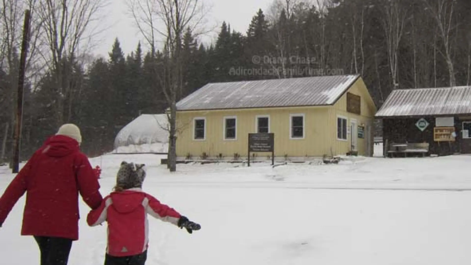 snowshoe at Uhlein Maple Field Station