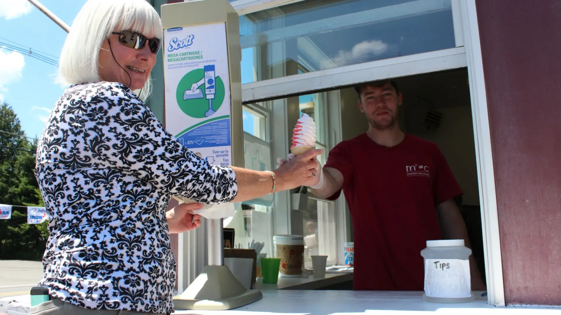 Sue can't resist a twist.
