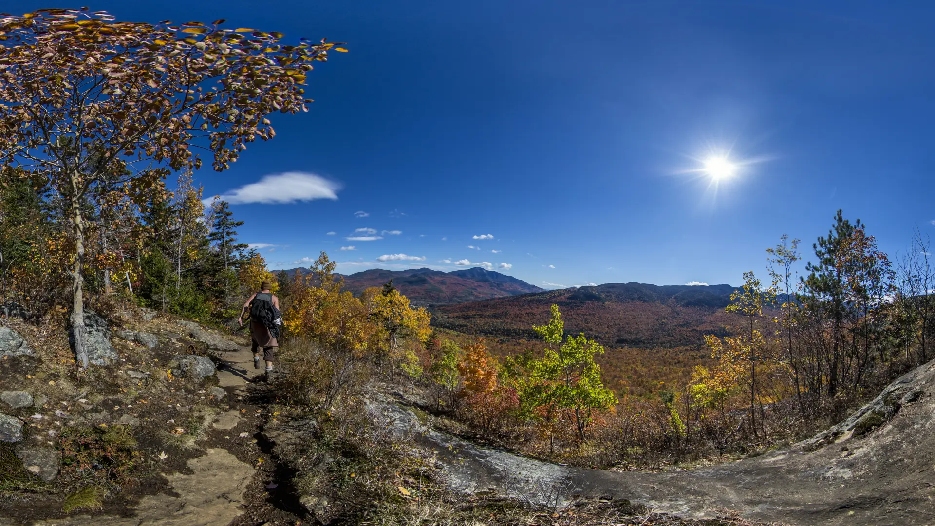 The Big Slide loop has many stunning fall vistas.