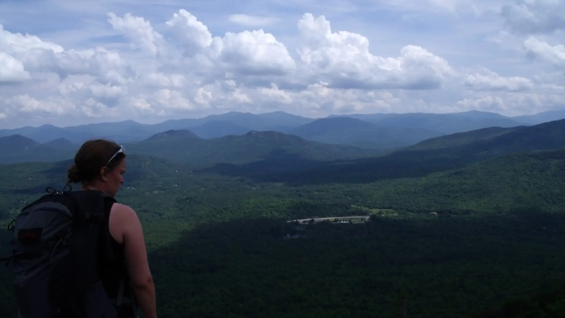 A wonderful view for a short hike on the Flume Knob trail.