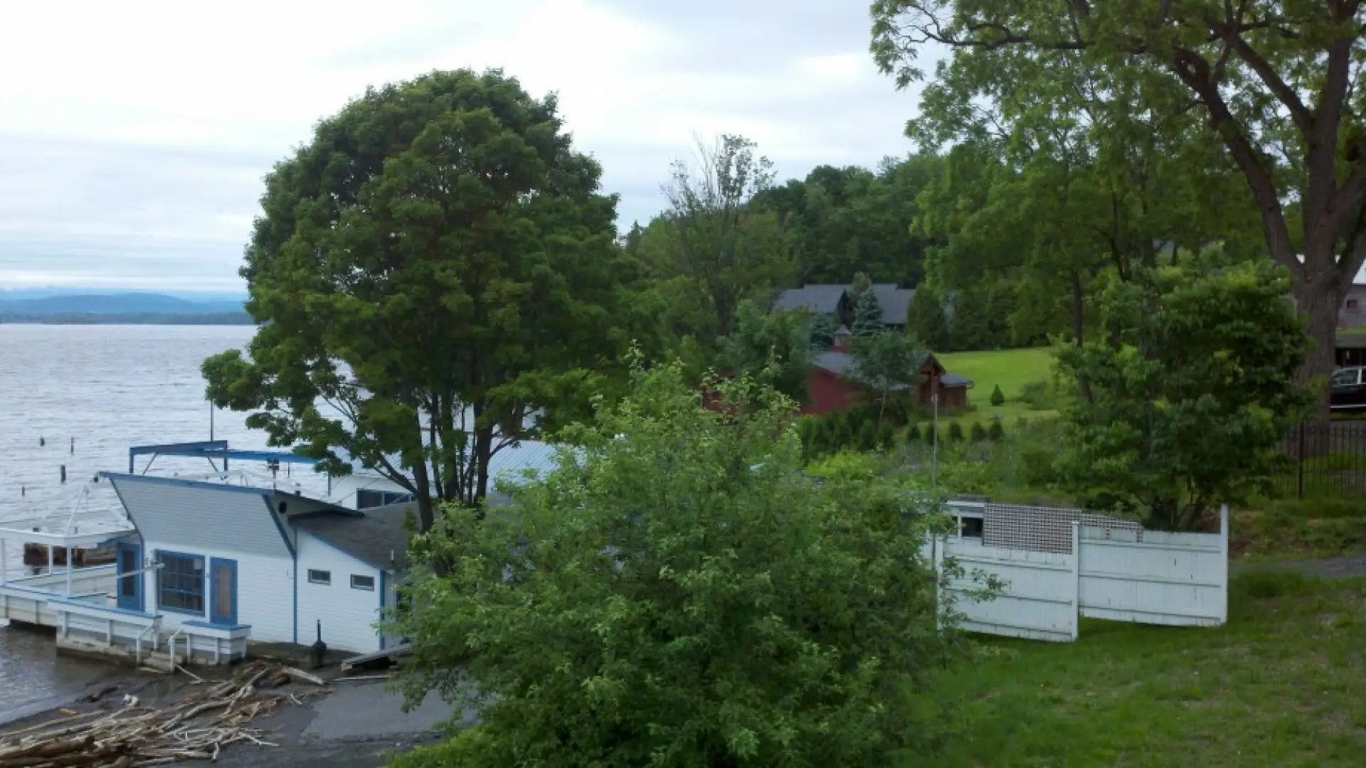 View toward Essex Marina