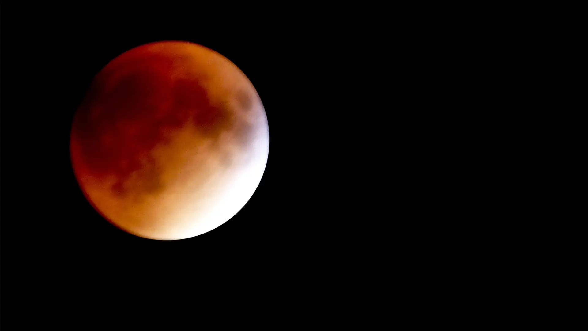 A full moon at night.