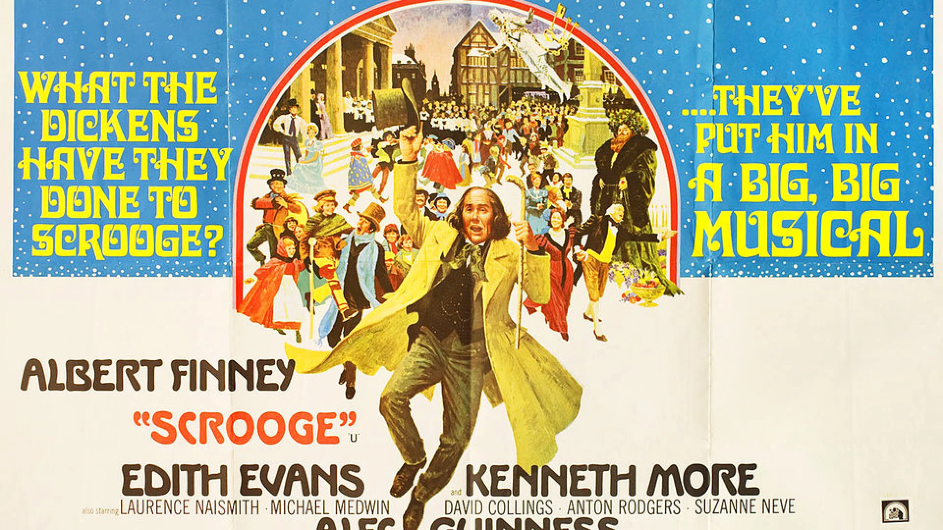 Movie poster for 1970 "Scrooge" film